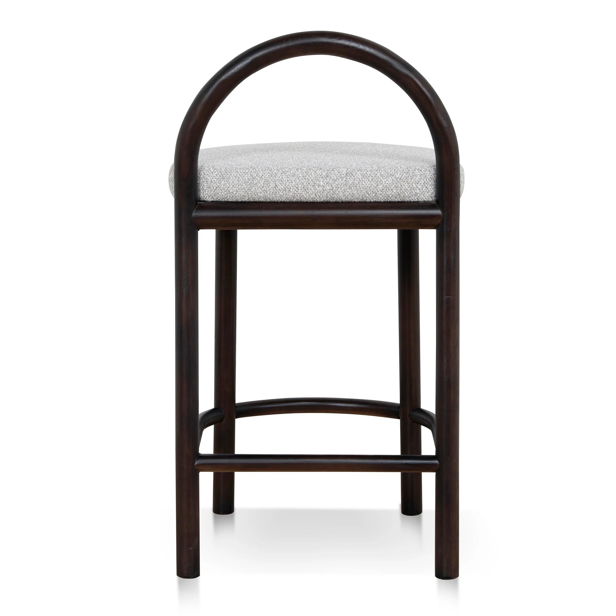 Cacesora 66cm Brown Bar Stool - Clay Grey
