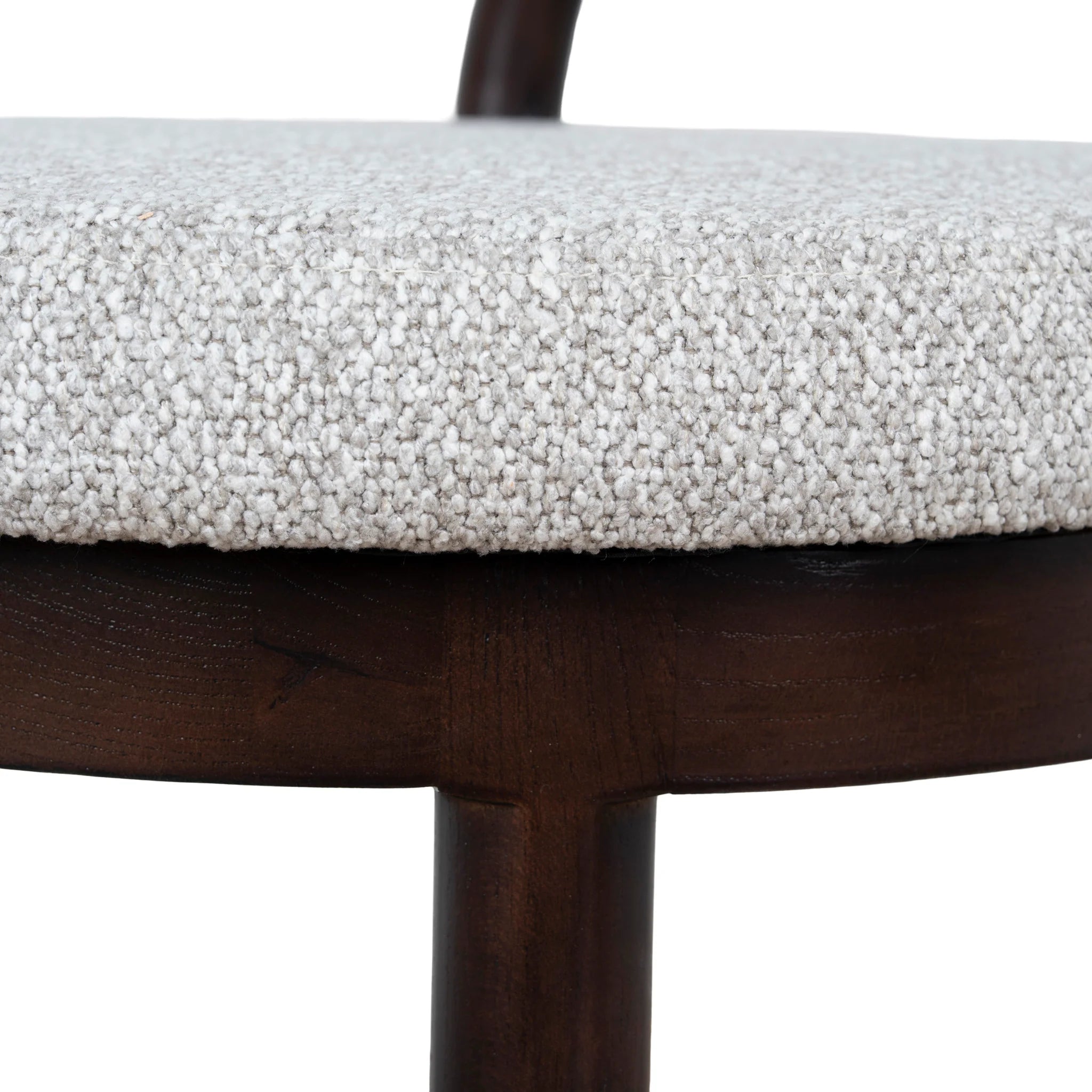 Cacesora 66cm Brown Bar Stool - Clay Grey