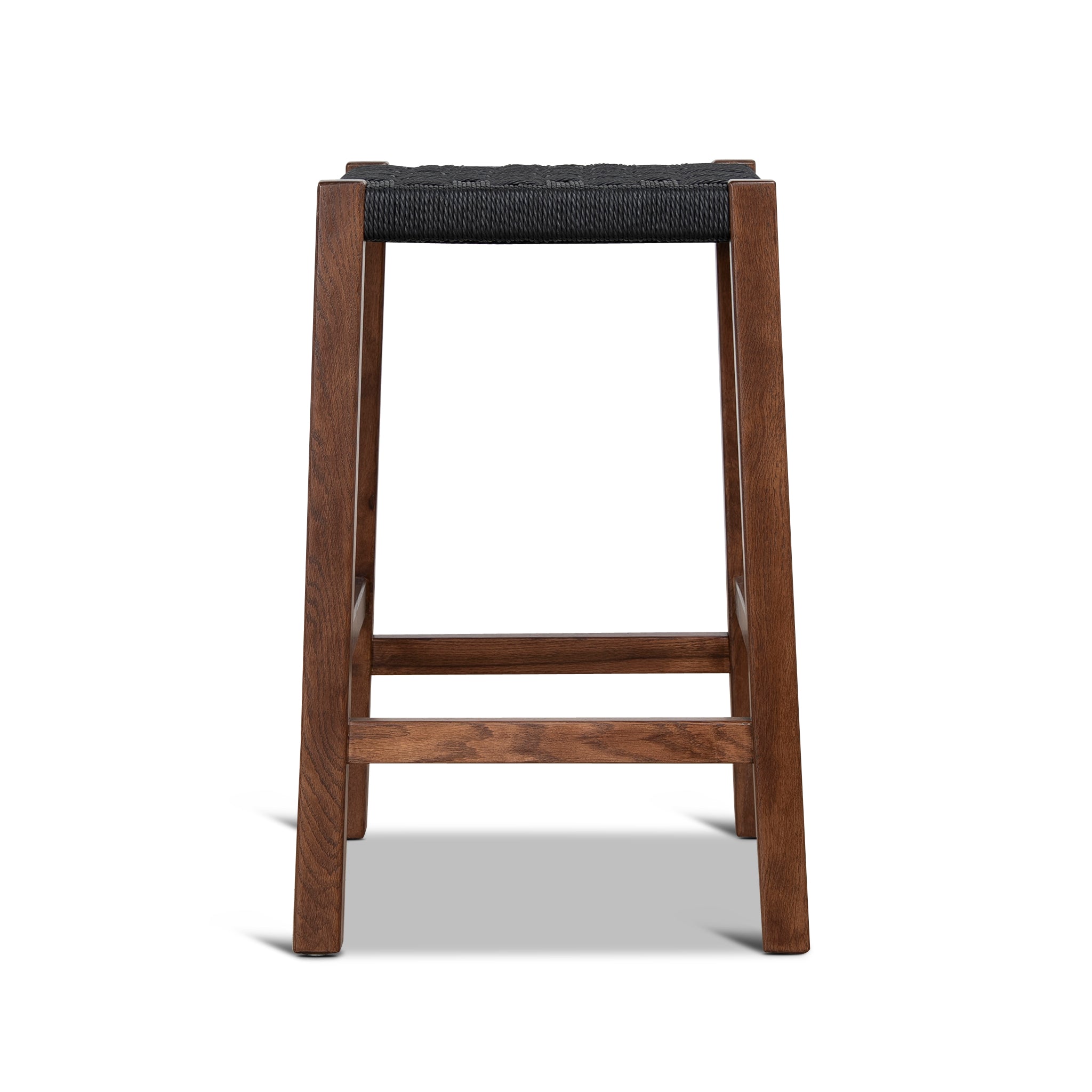 CBS12258-OW 65cm Rattan Bar Stool - Walnut