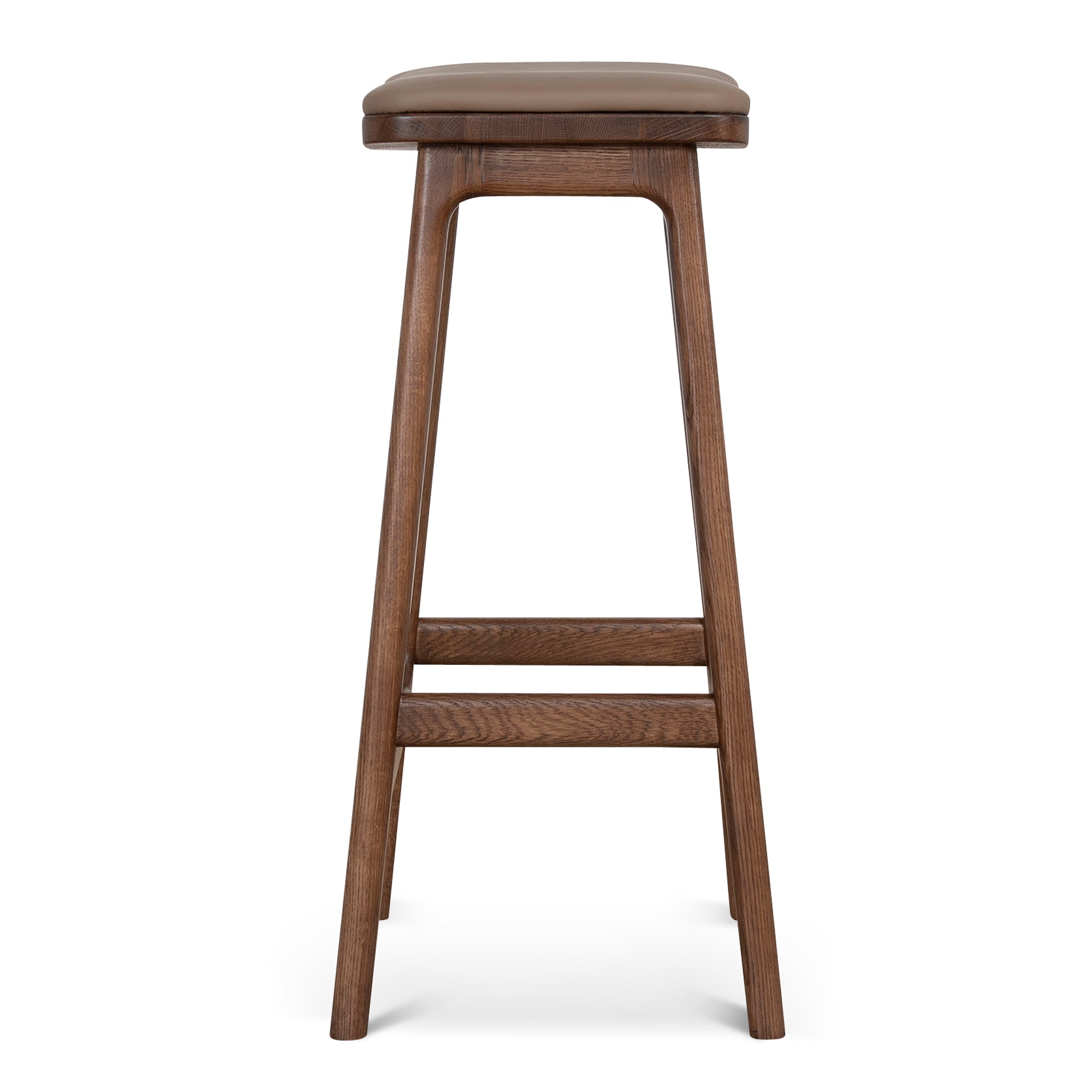 CBS12259-OW 67cm Walnut Bar Stool - Mocha Brown