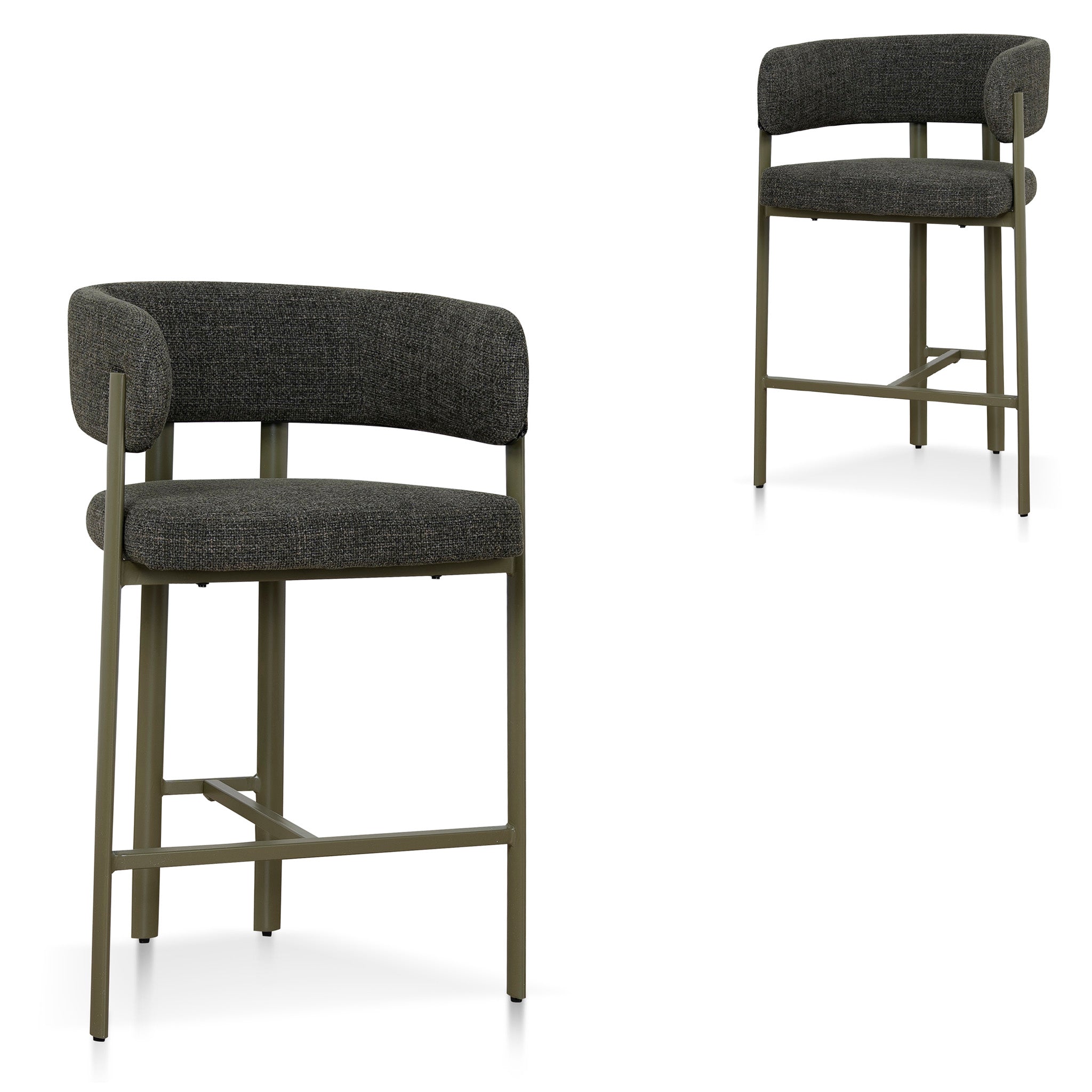 CBS12457-CI Green Barstool - Kaitoke Green (Set of 2)