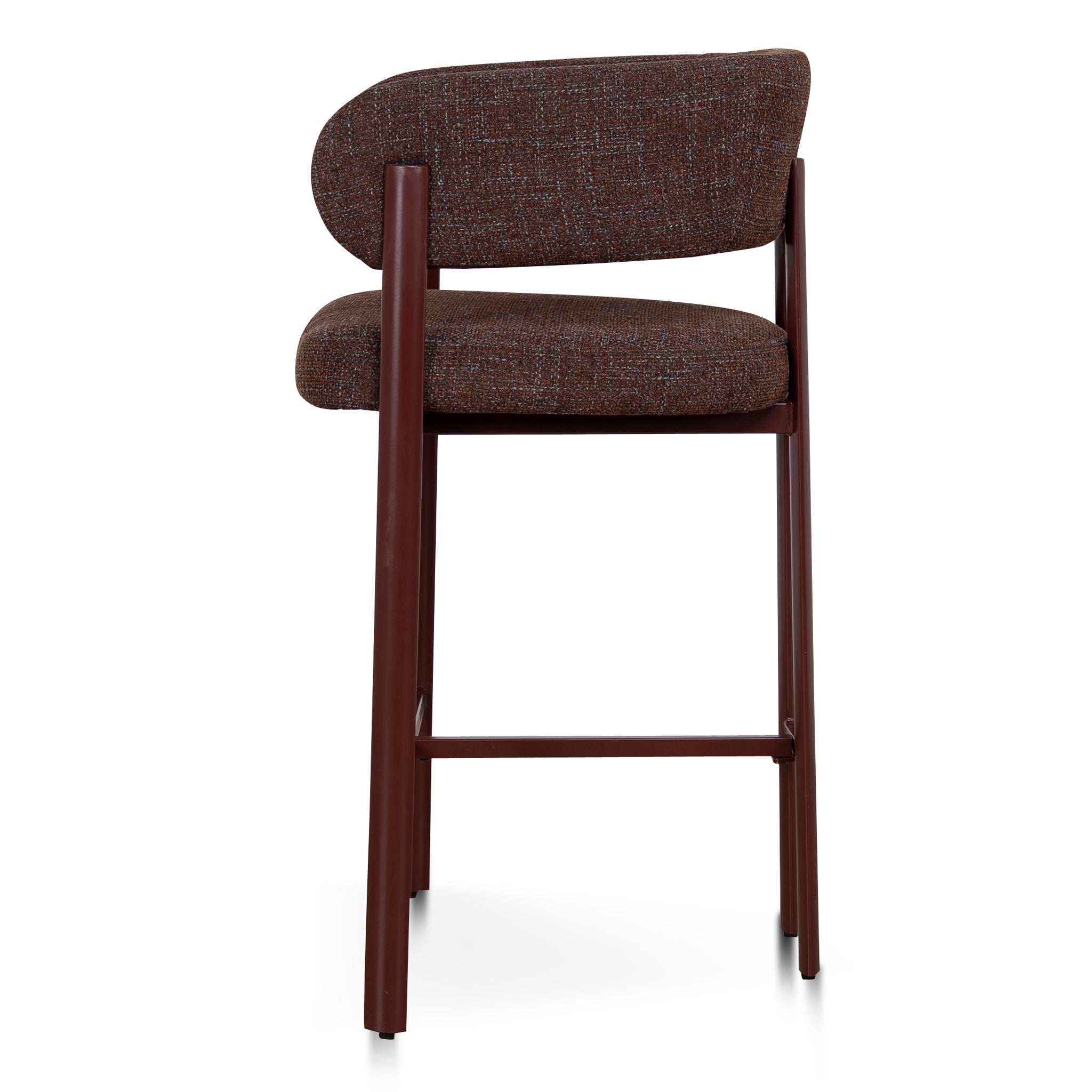 CBS12458-CI Red Barstool - Moss Brown (Set of 2)