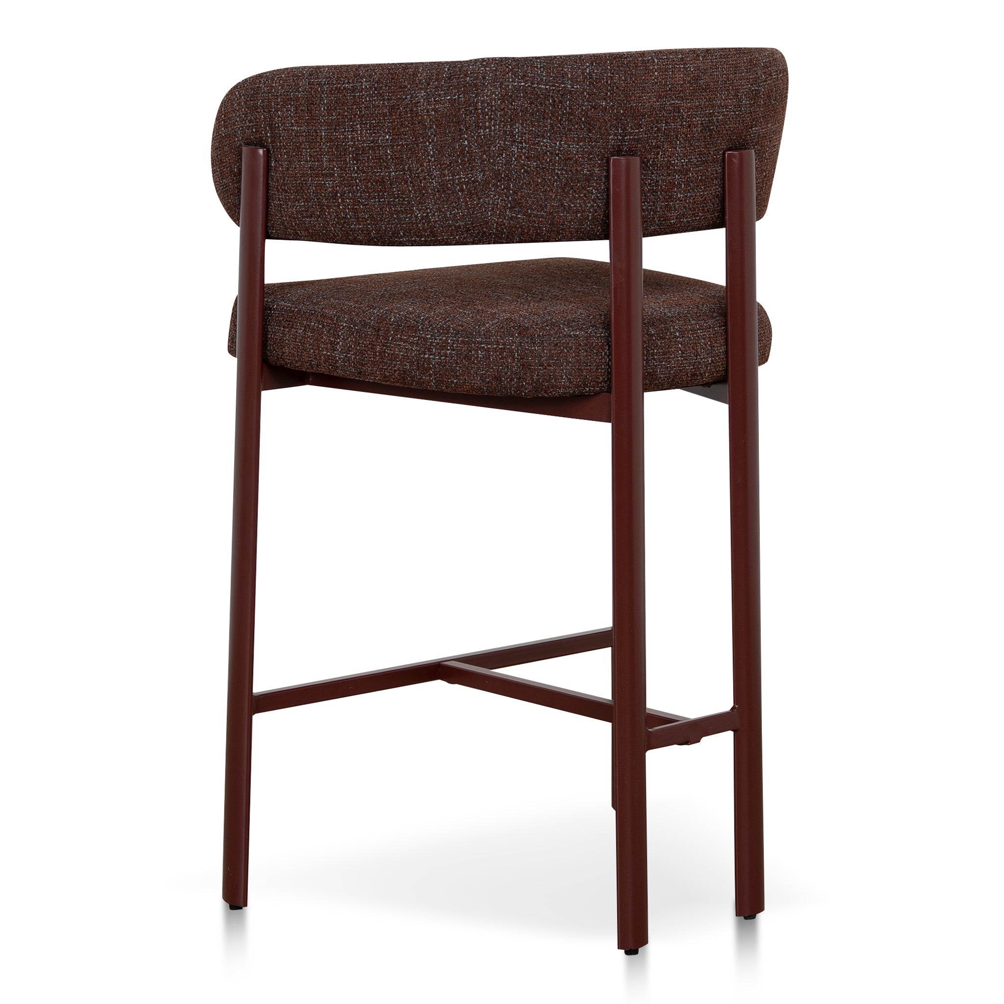 CBS12458-CI Red Barstool - Moss Brown (Set of 2)