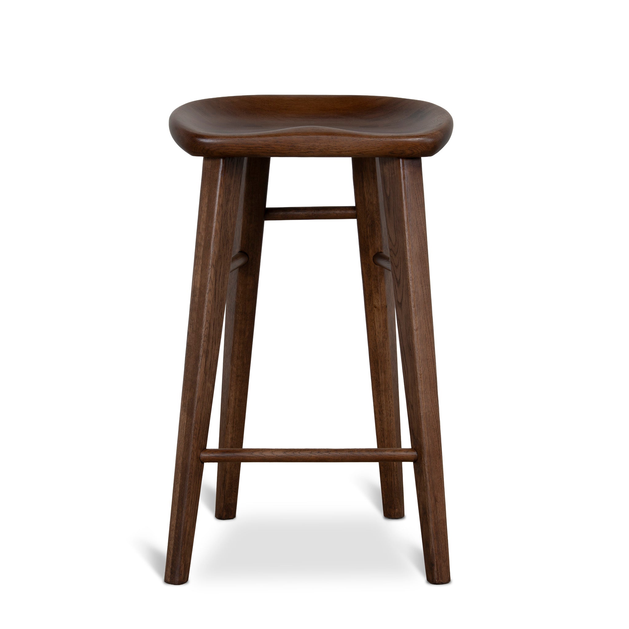 CBS12674-OW 67.5cm Bar Stool - Walnut Stain