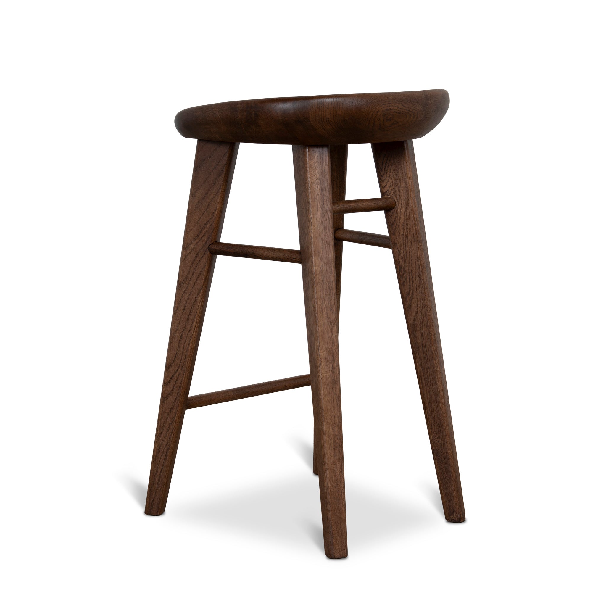 CBS12674-OW 67.5cm Bar Stool - Walnut Stain