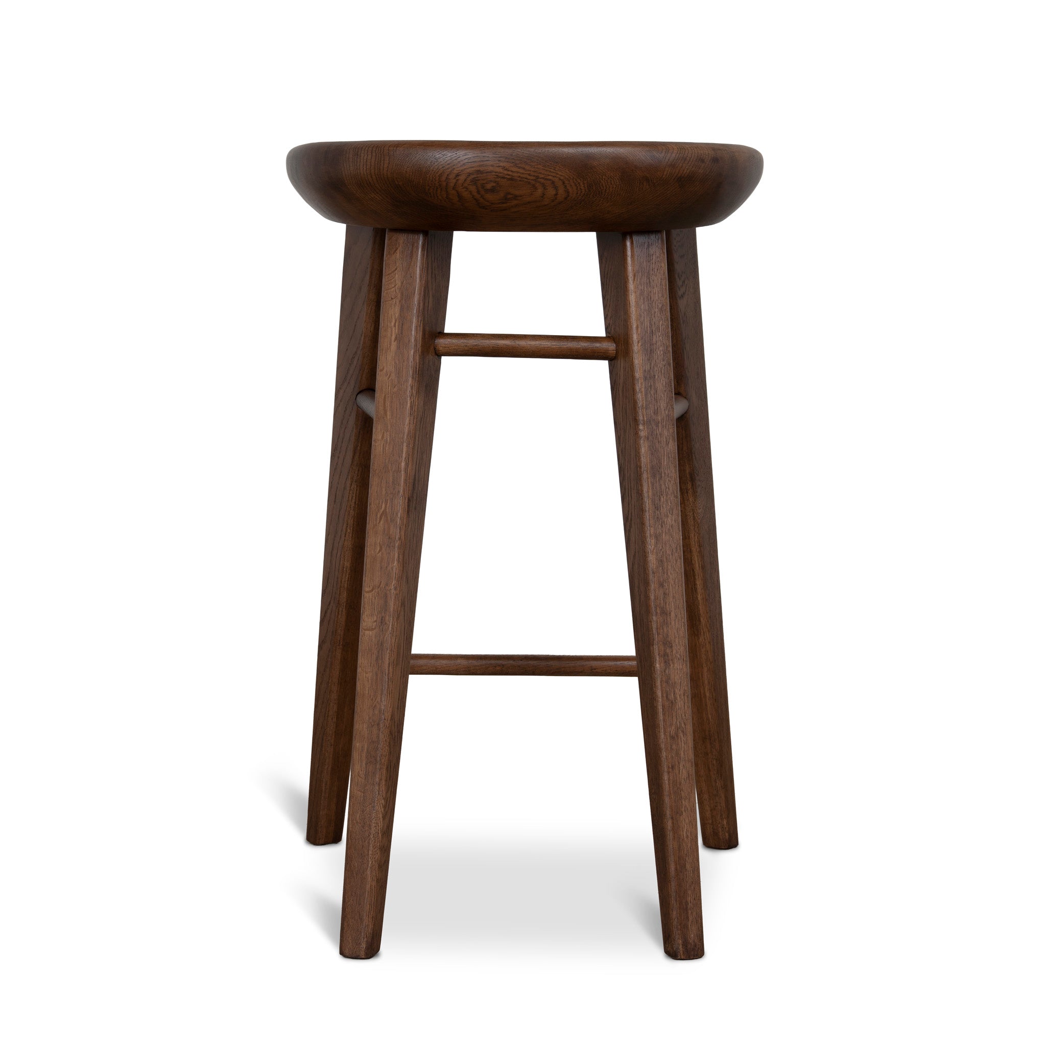 CBS12674-OW 67.5cm Bar Stool - Walnut Stain