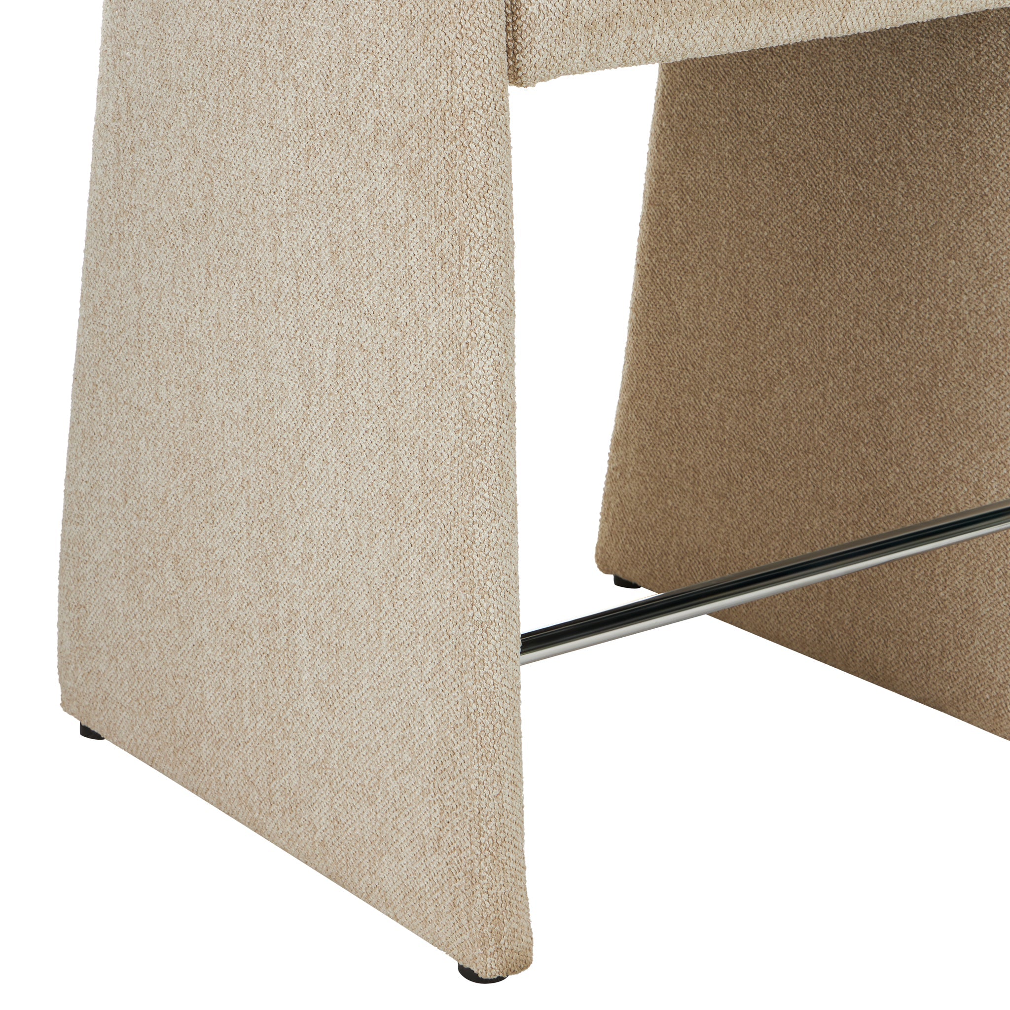 65cm Fabric Bar Stool - Cobble Beige (Set of 2) - image 8