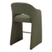 65cm Fabric Bar Stool - Twill Green (Set of 2) - image 5