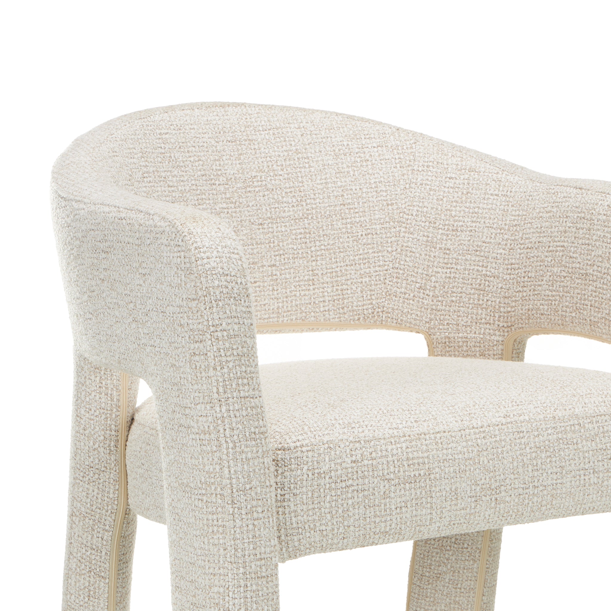 66cm Fabric Bar Stool - Verona Ivory (Set of 2) - image 7