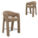 66cm Fabric Bar Stool - Verona Light Tan (Set of 2)