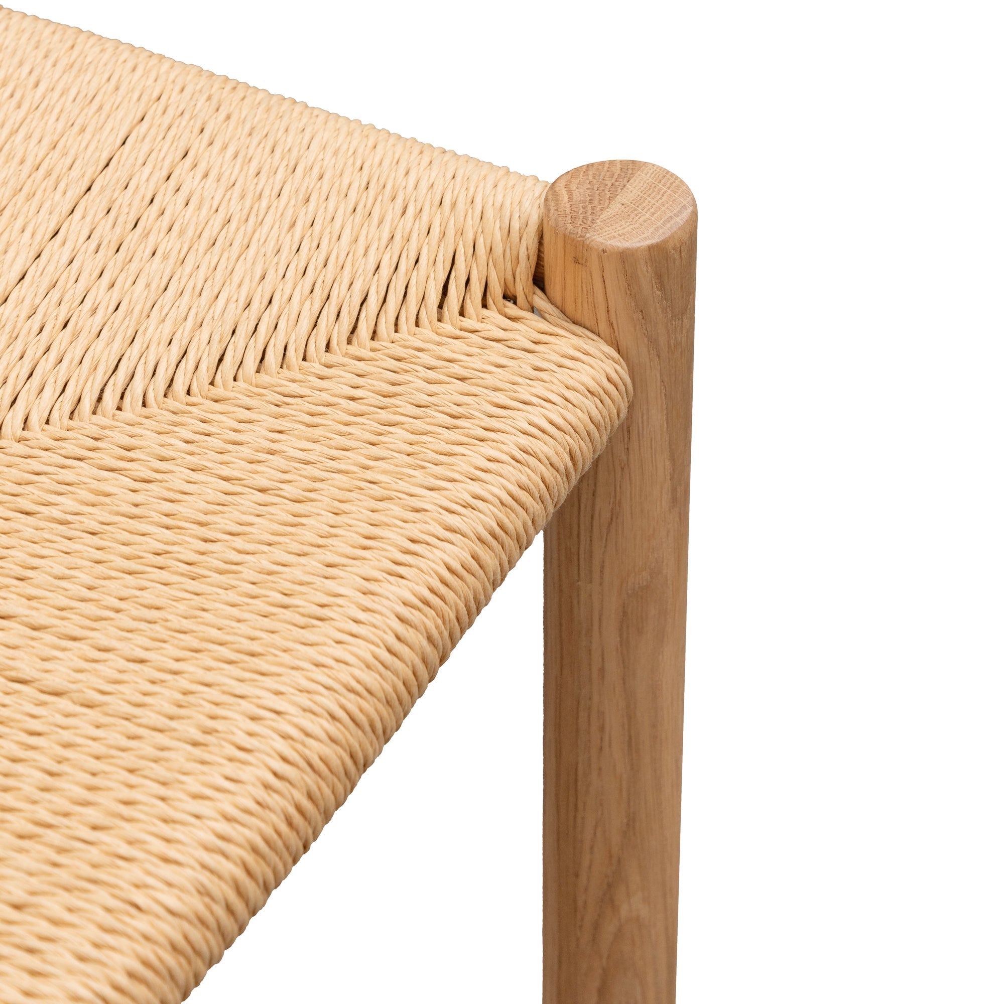65cm Oak Bar Stool - Natural - image 7