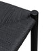 65cm Oak Bar Stool - Black - image 5