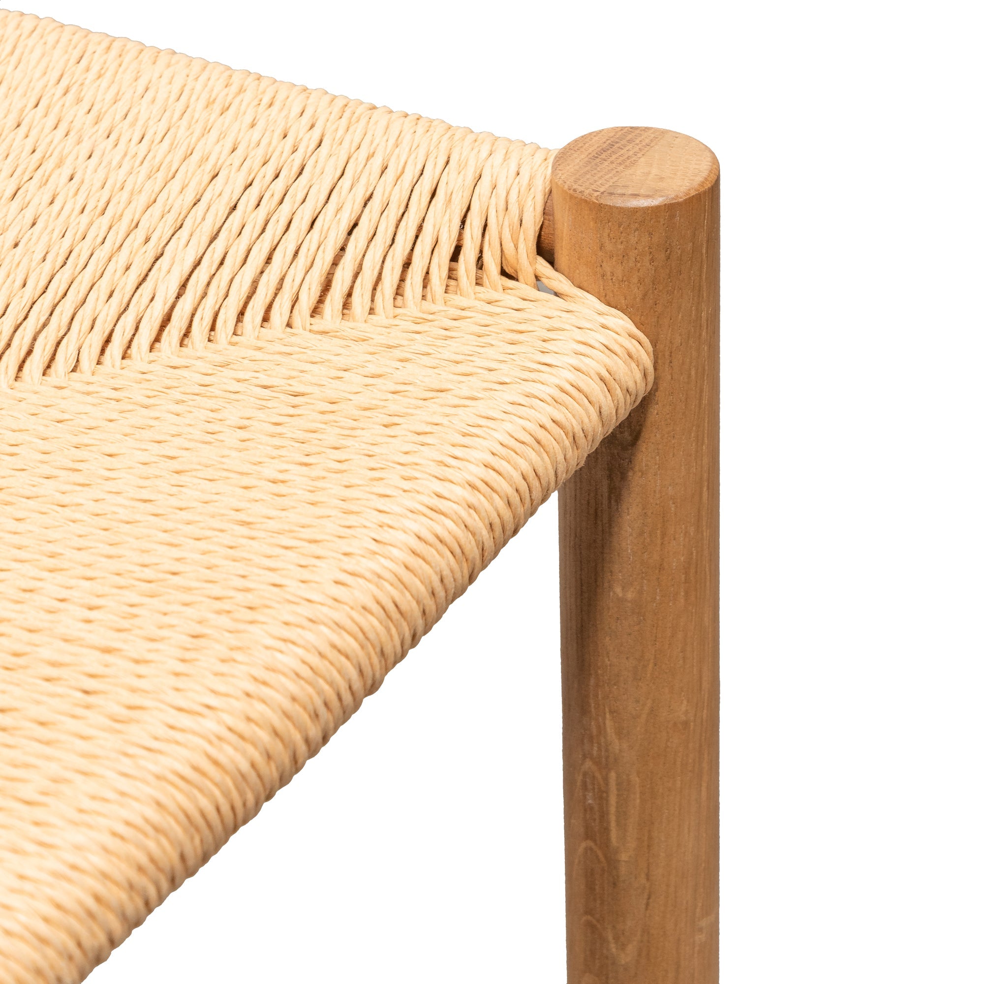 Oak Low Stool - Natural - image 3