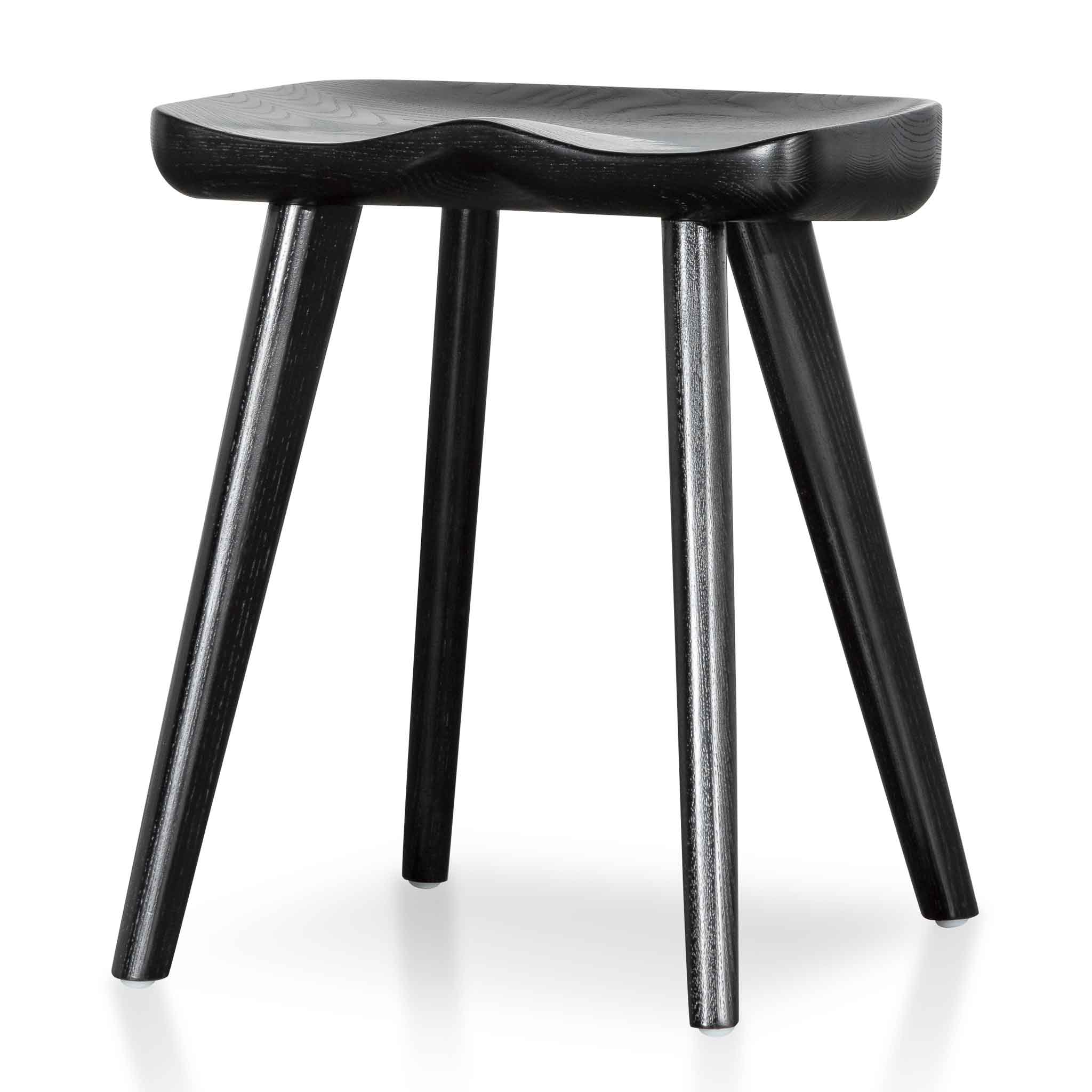 45cm Barstool - Black (Set of 2) - image 2
