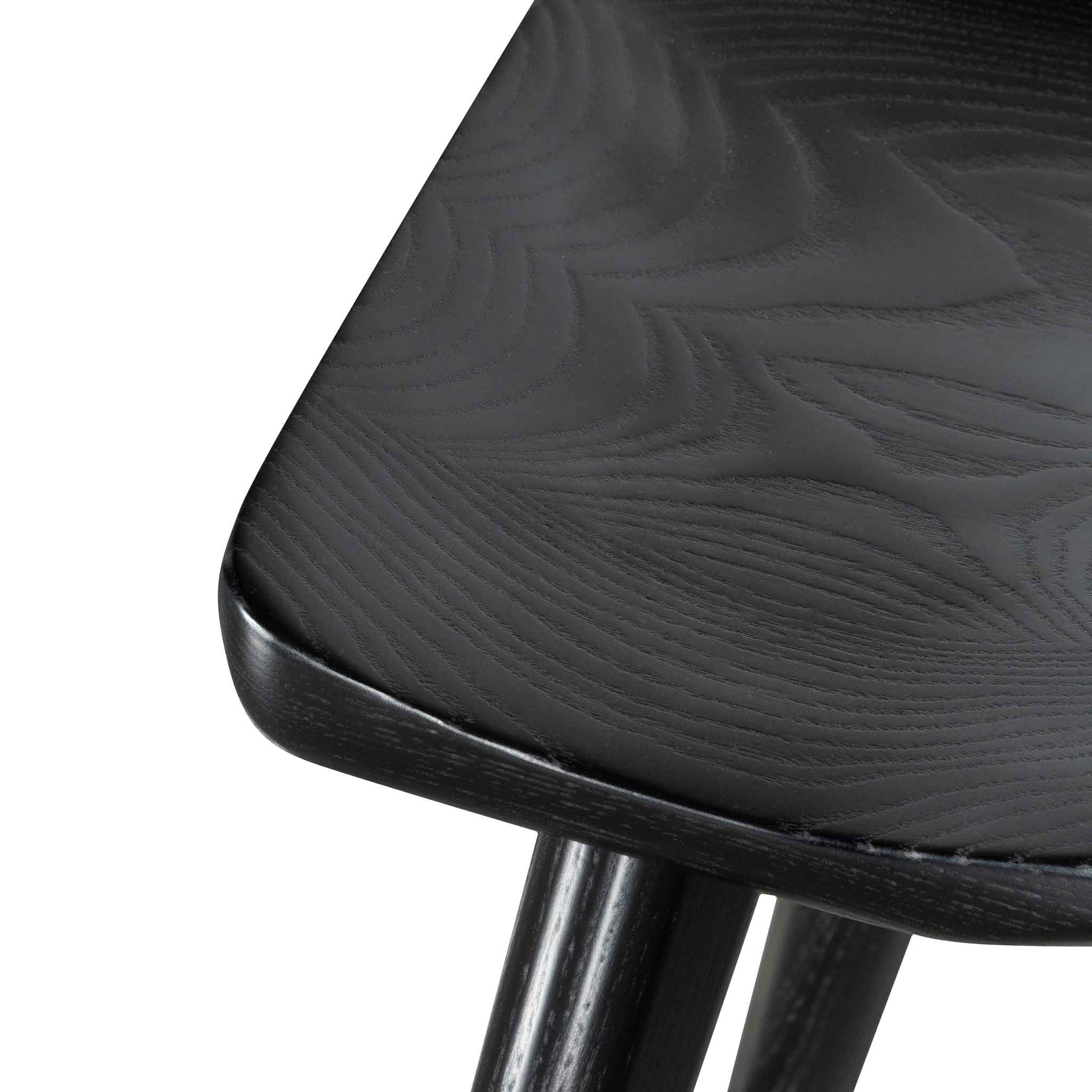 45cm Barstool - Black (Set of 2) - image 7