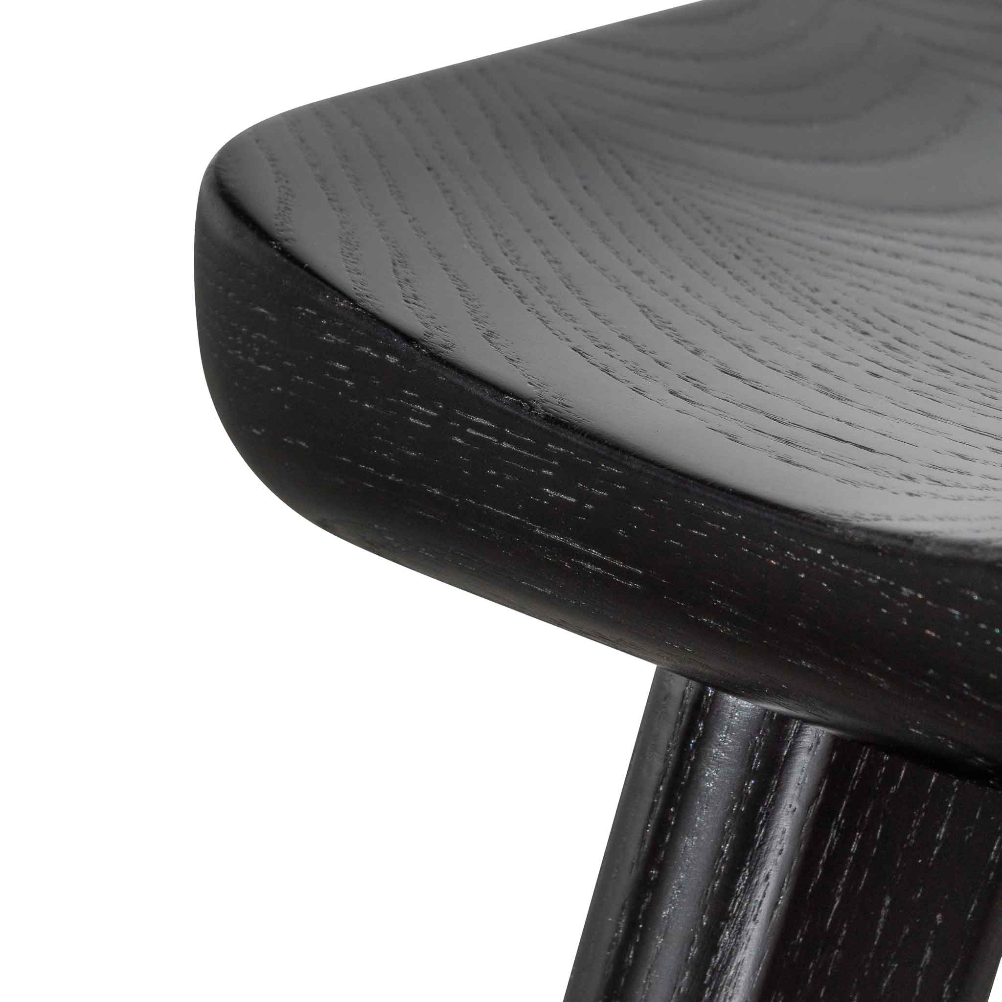45cm Barstool - Black (Set of 2) - image 8