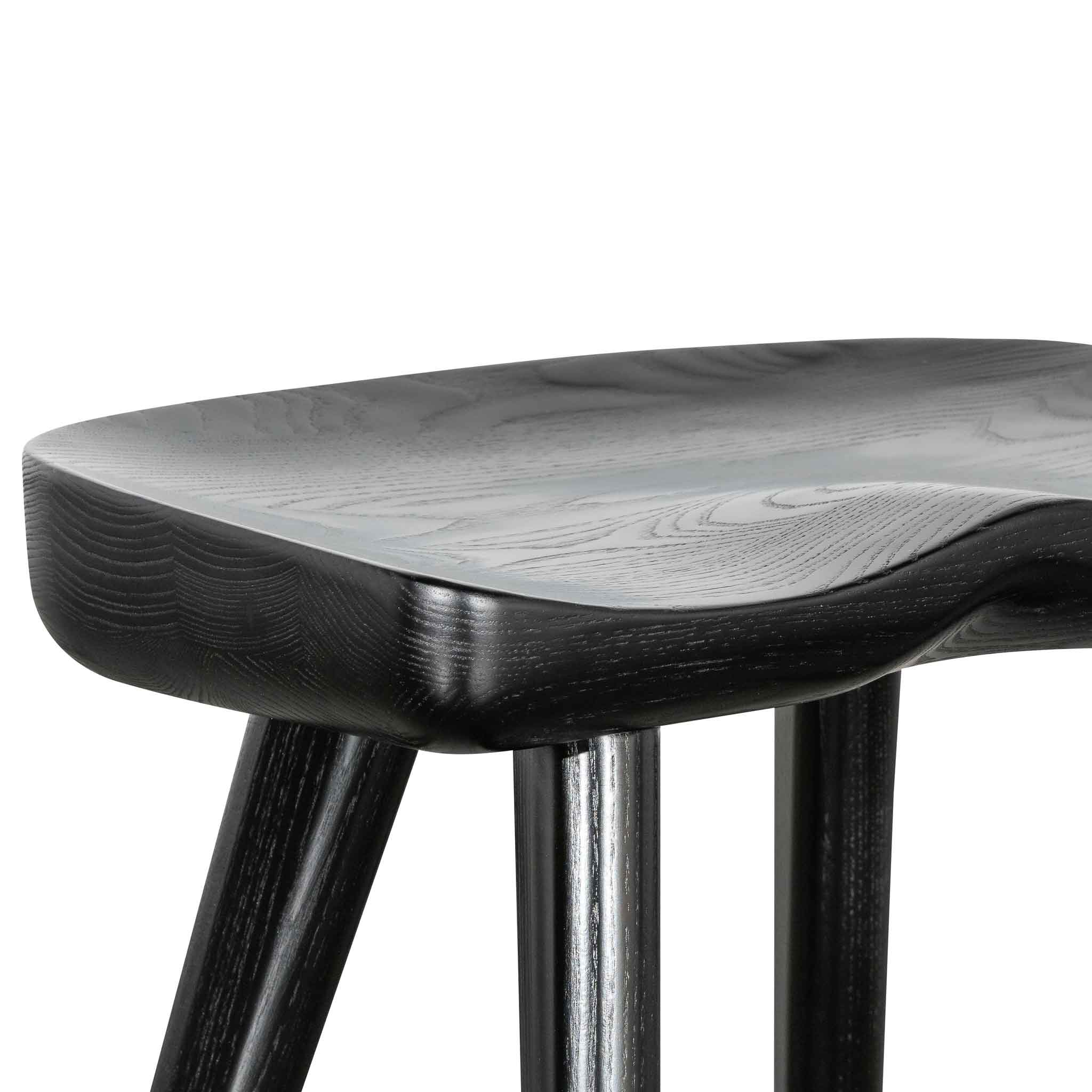 45cm Barstool - Black (Set of 2) - image 9