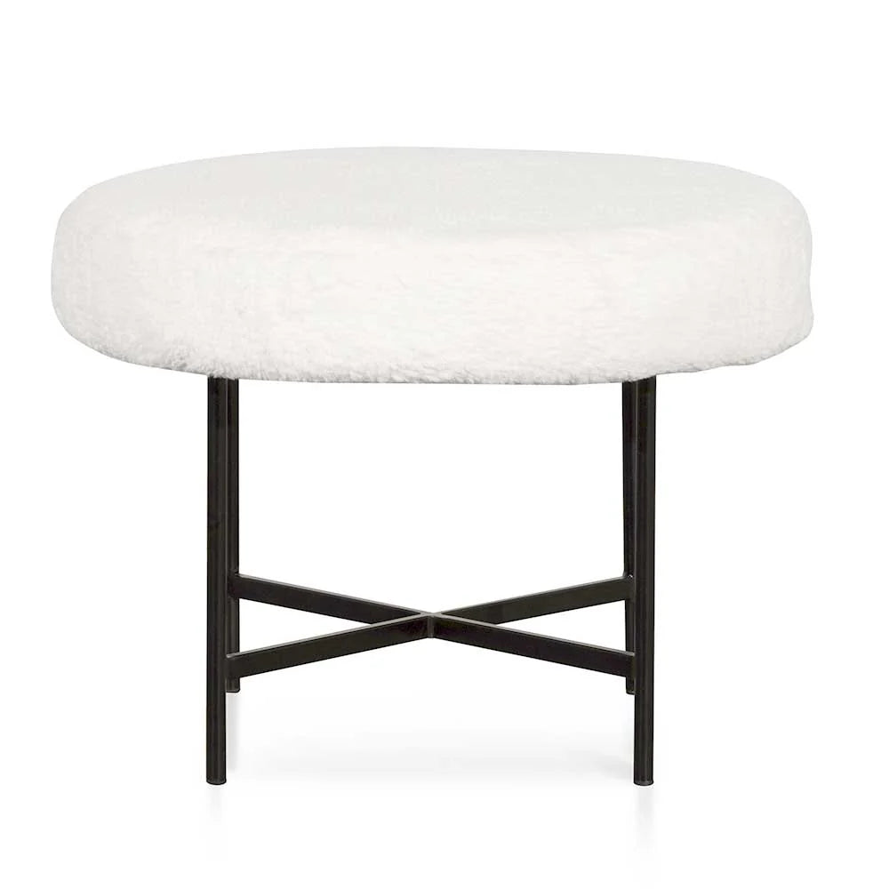 Showcasing Ropesa 48cm Low Stool - White BS6473-NI  by Calibre Furniturs
