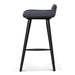 65cm Wooden Bar Stool - Charcoal Black - image 4