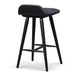 65cm Wooden Bar Stool - Charcoal Black - image 7