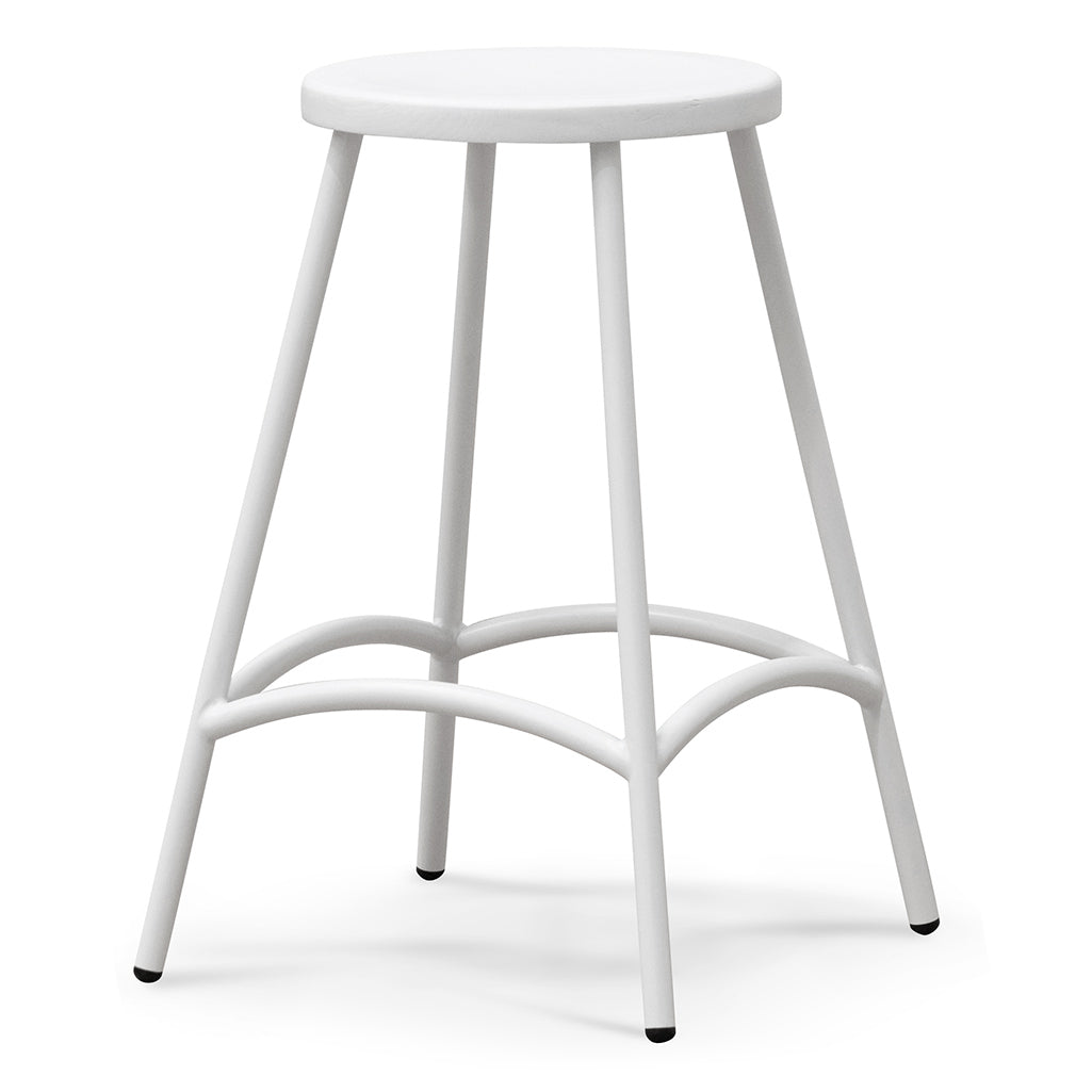 65cm Barstool - White