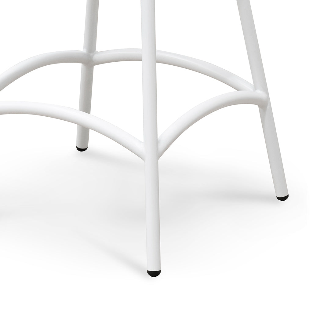 65cm Barstool - White