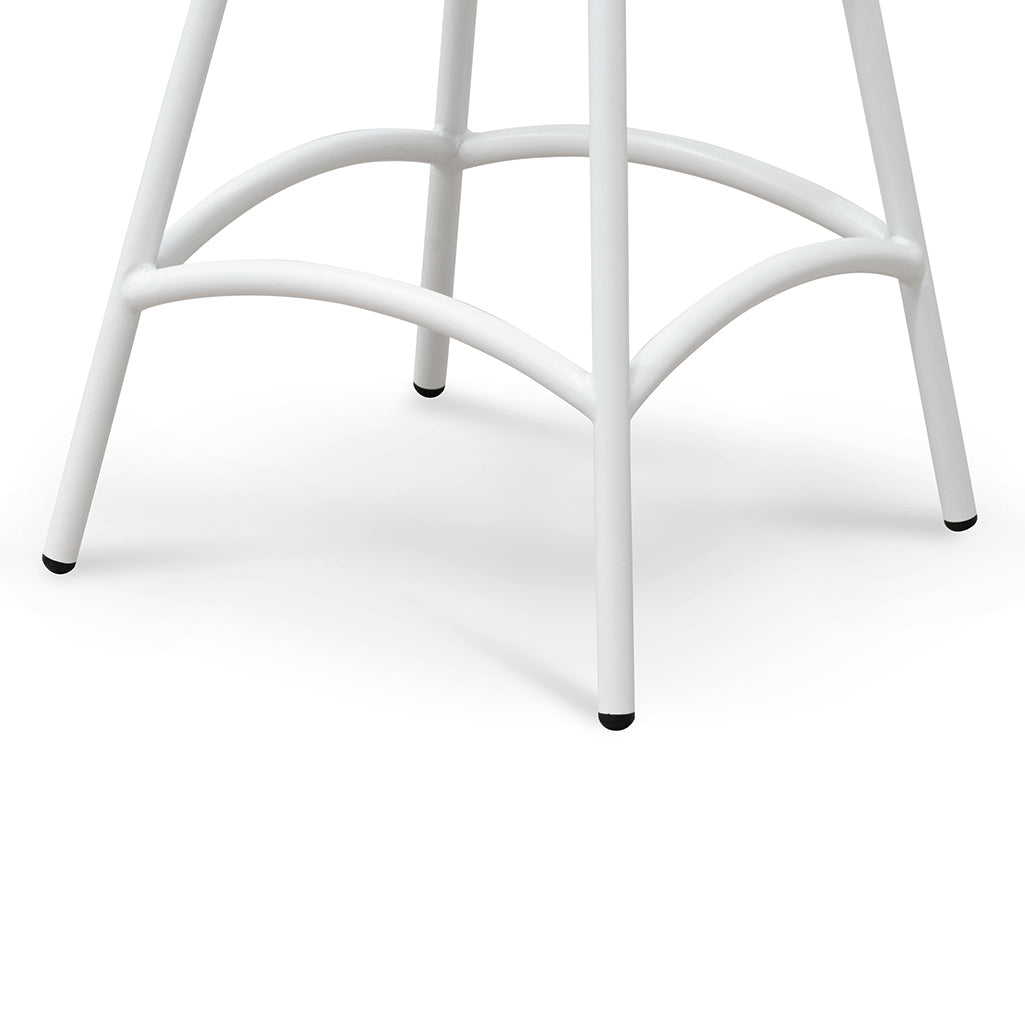 65cm Barstool - White