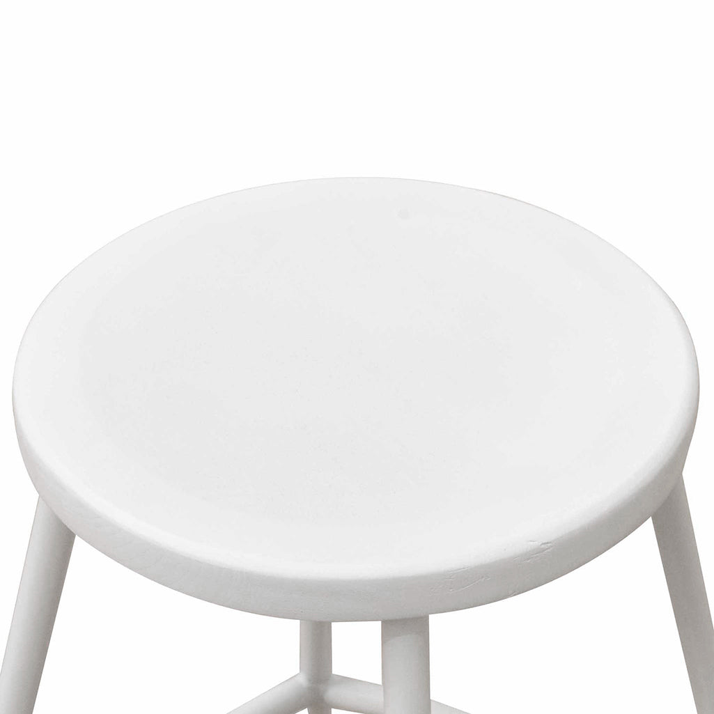 65cm Barstool - White