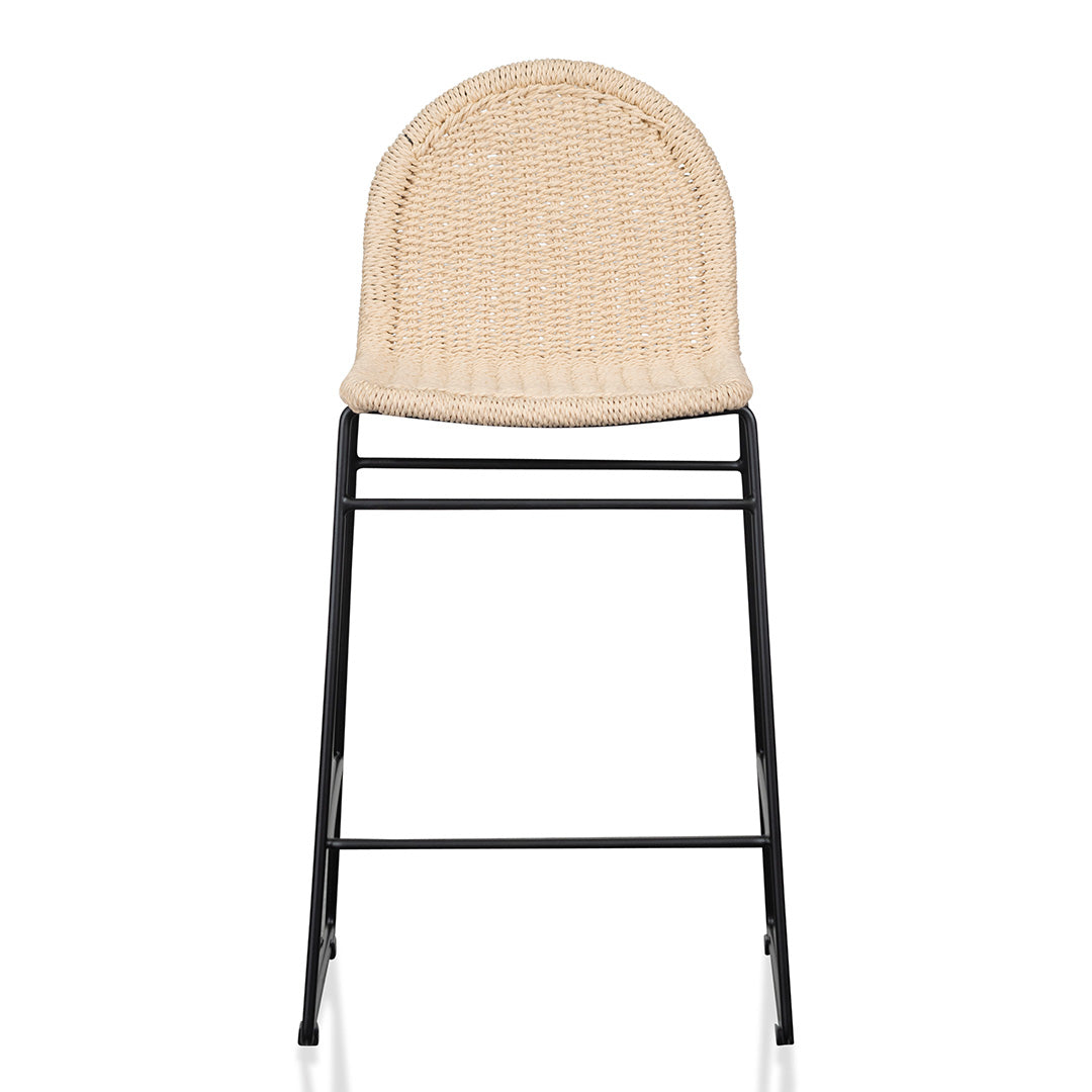 65cm Rattan Barstool - Natural Seat (Set of 2) - image 3