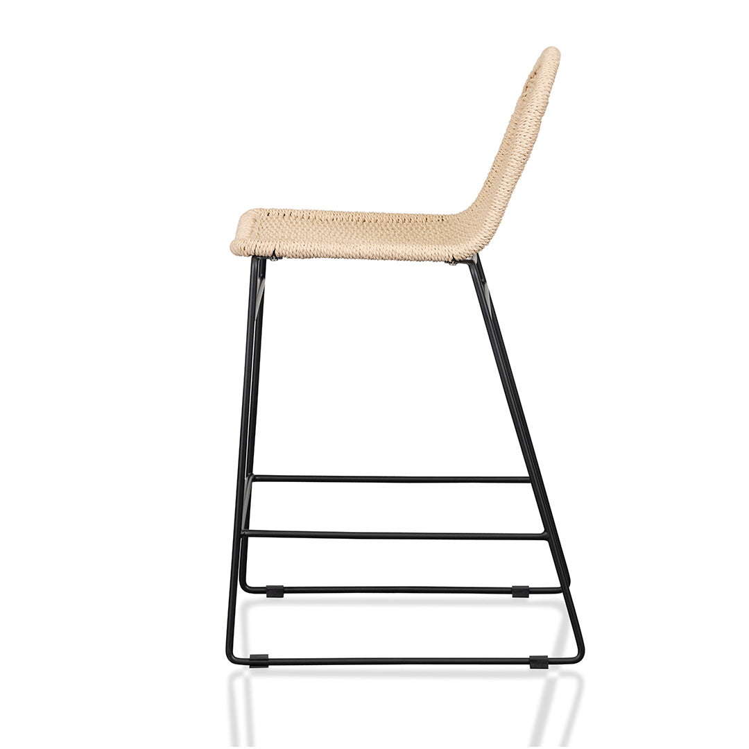 65cm Rattan Barstool - Natural Seat (Set of 2) - image 4