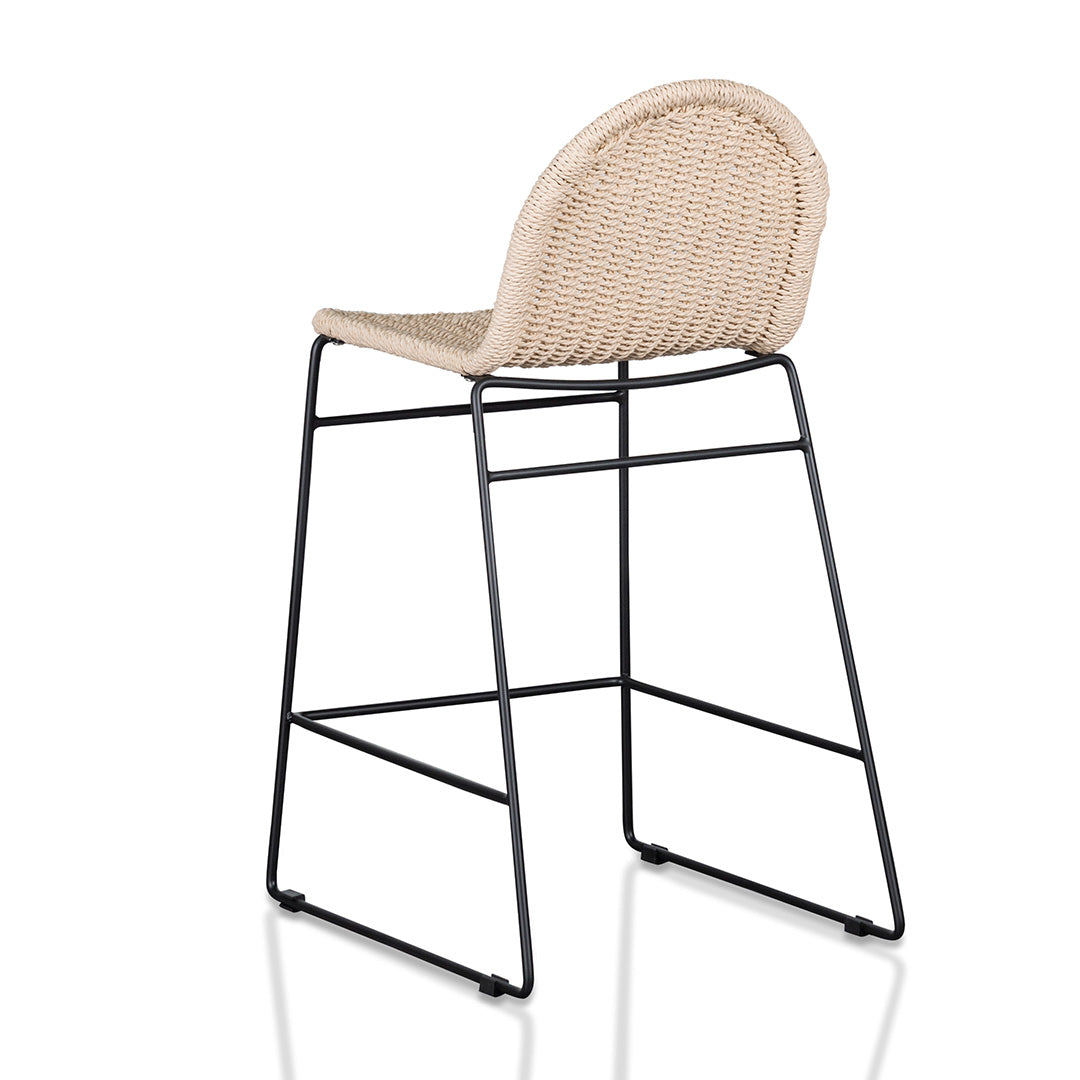65cm Rattan Barstool - Natural Seat (Set of 2) - image 5