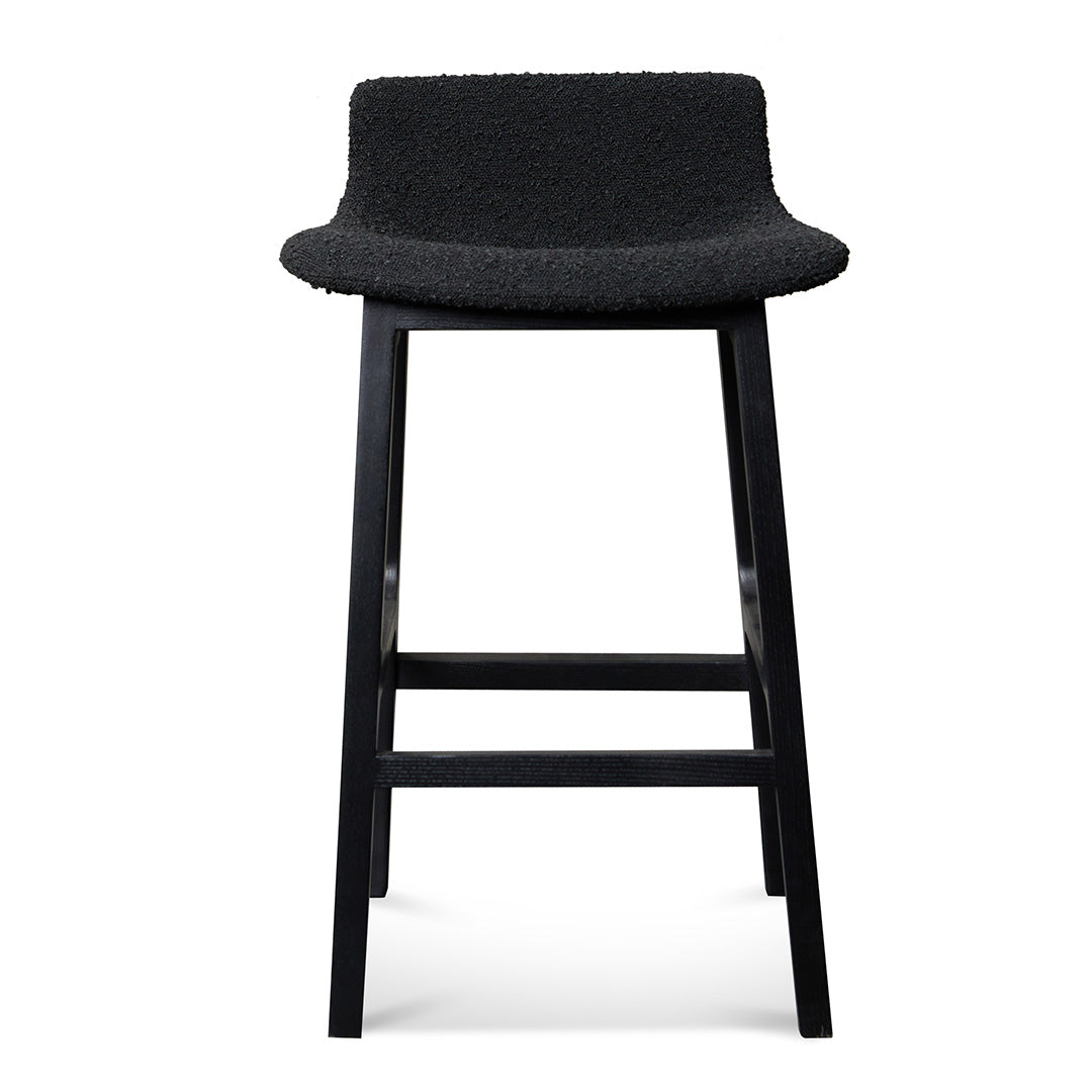 Harris 65cm Bar Stool - Full Black