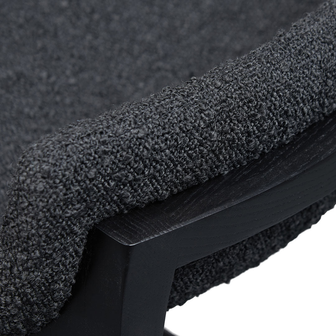 Harris 65cm Bar Stool - Full Black