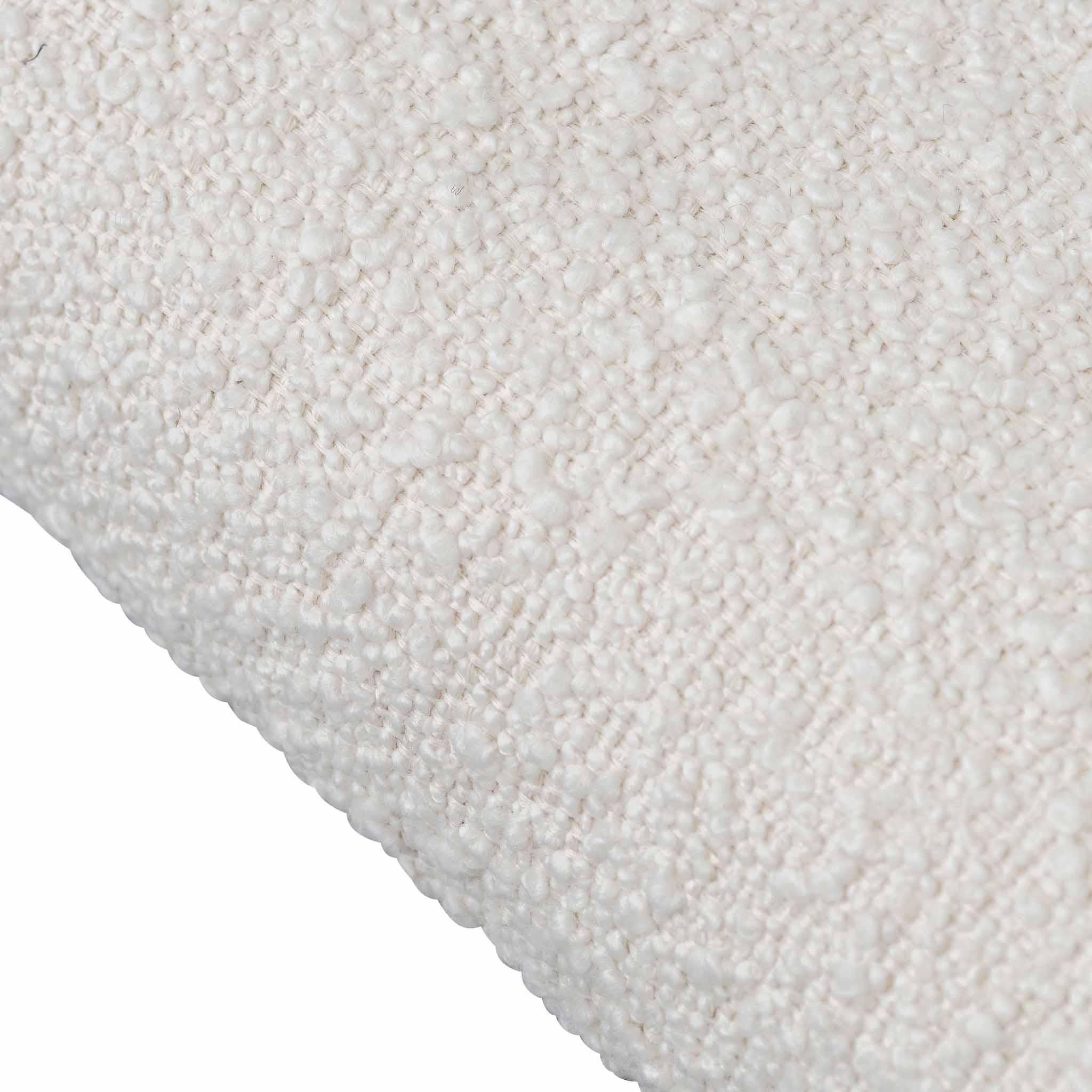 Set of 2 - Galvan 65cm Bar Stool - Cottage White Boucle