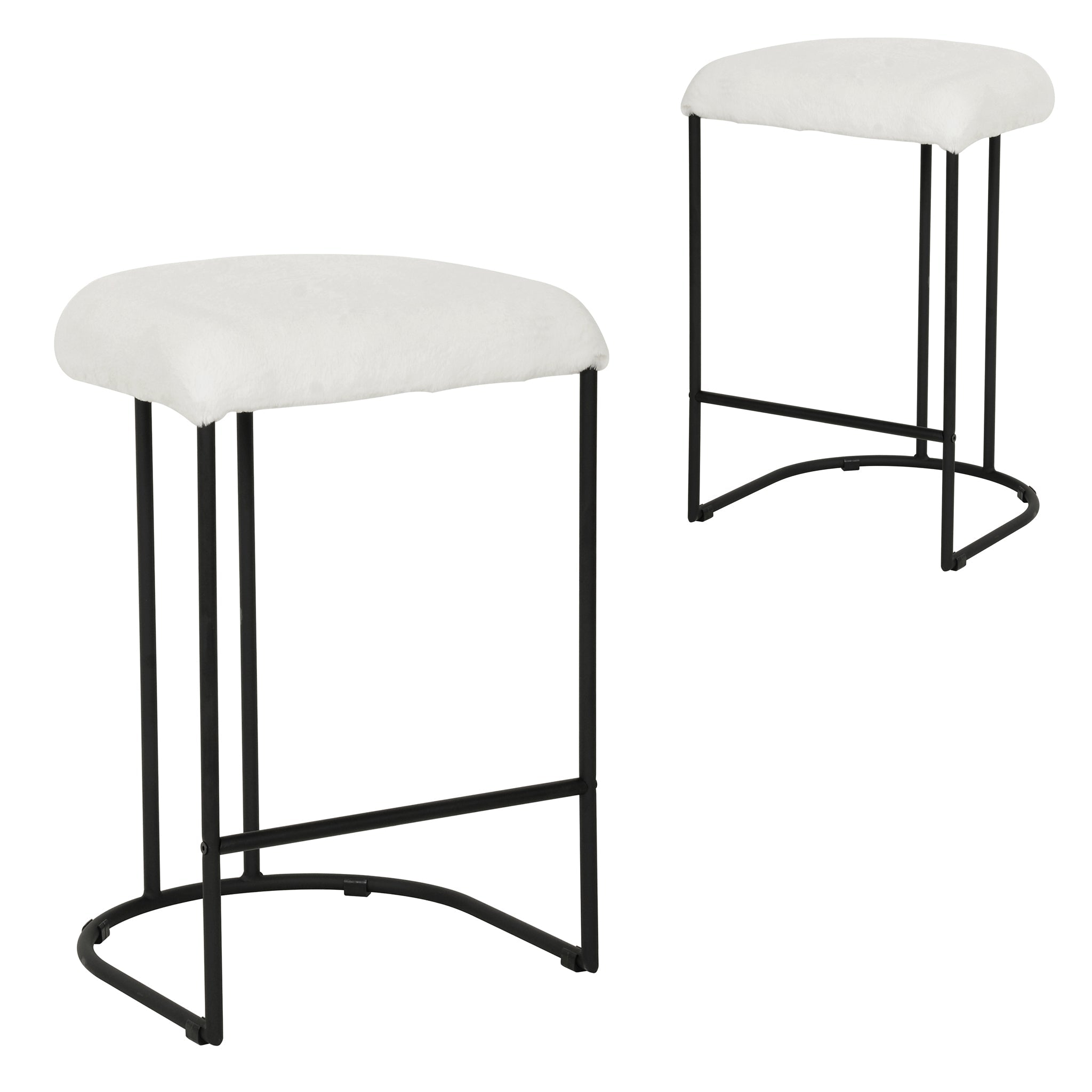 CBS8210-FH 65cm Bar Stool - Cloud Fur (Set of 2)