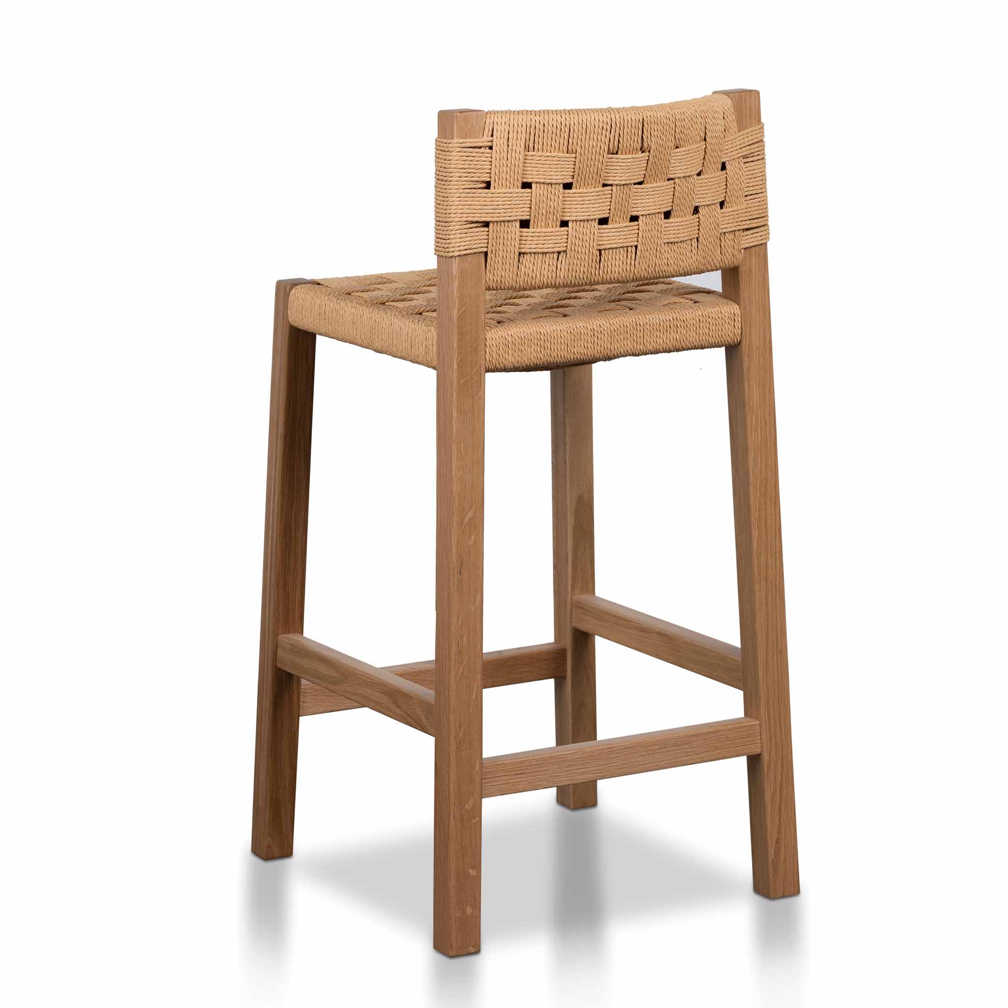 Rattan Bar Stool - Natural