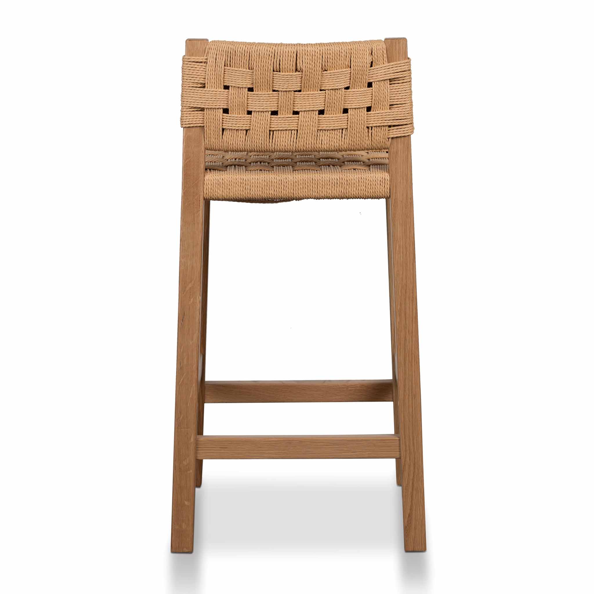 Rattan Bar Stool - Natural