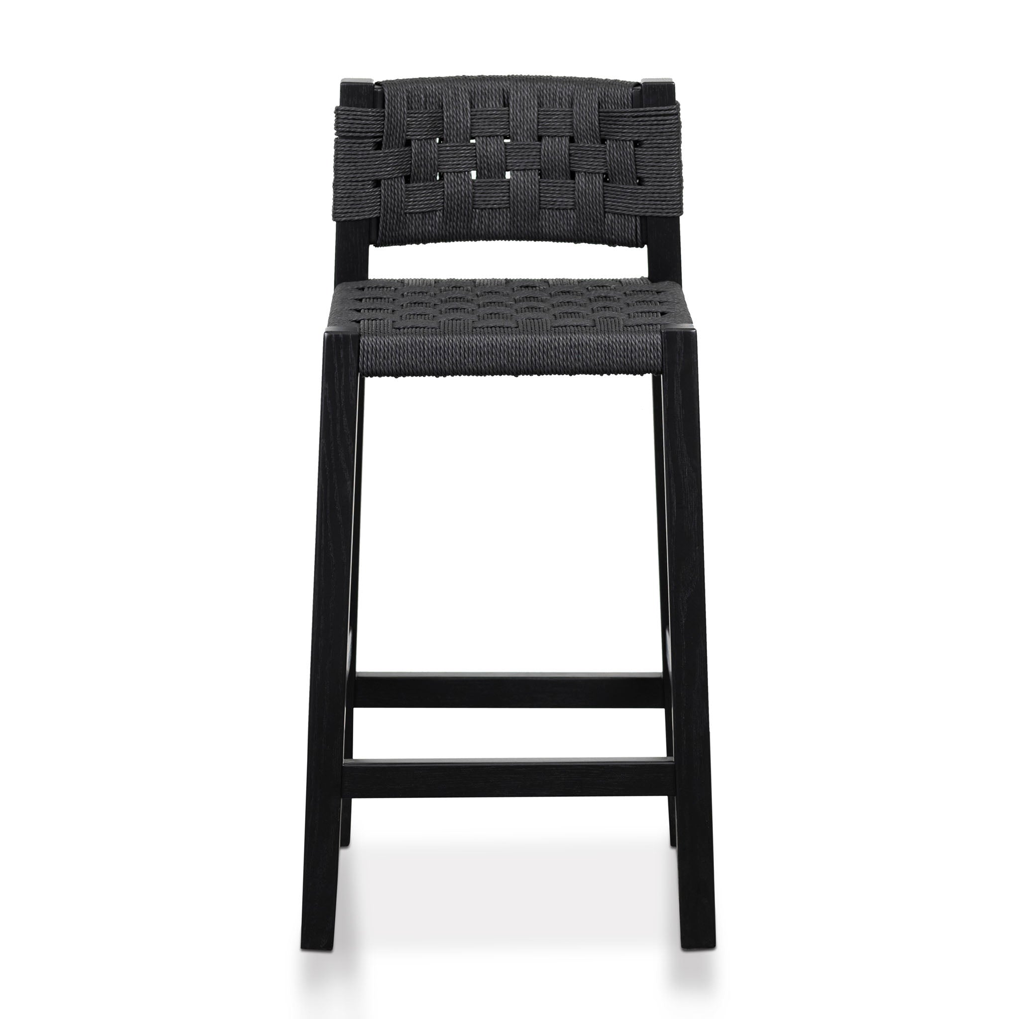 CBS8213-OW Rattan Bar Stool - Black
