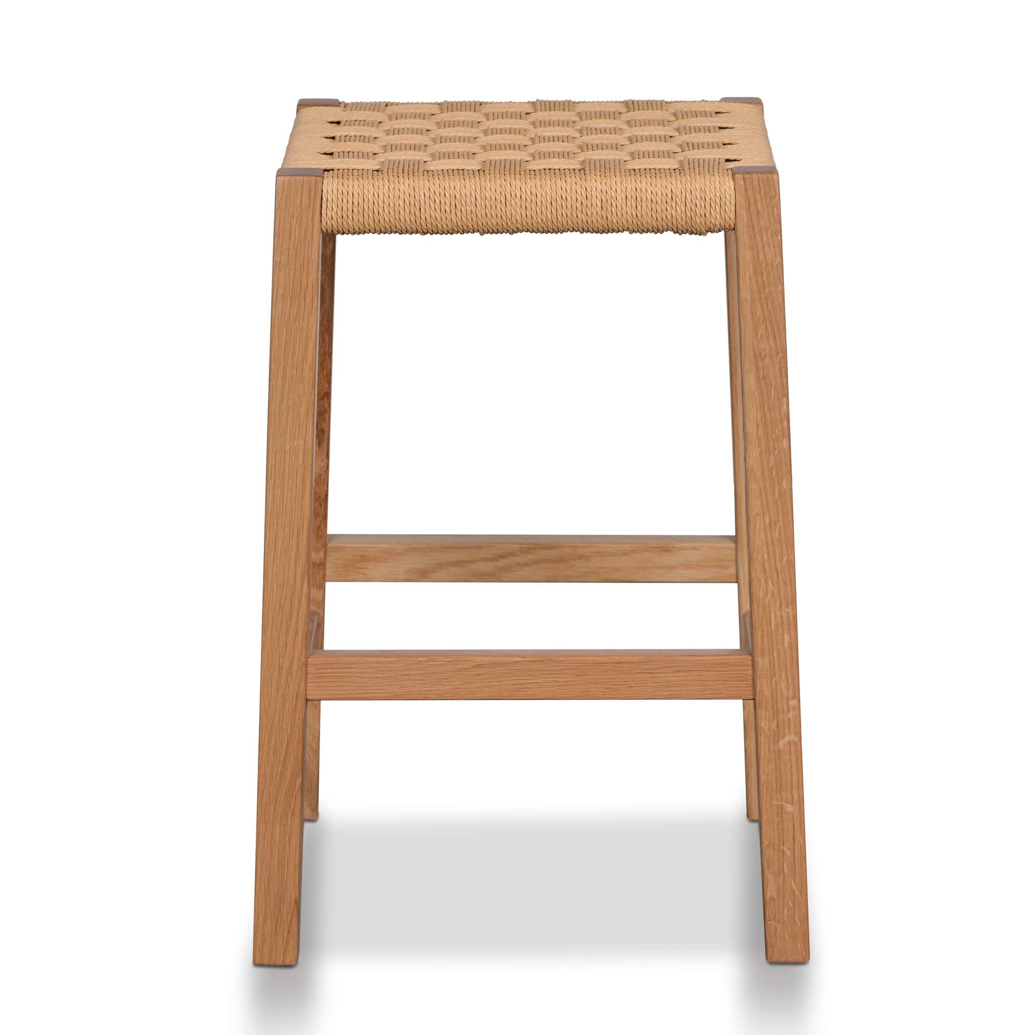 65cm Rattan Bar Stool - Natural