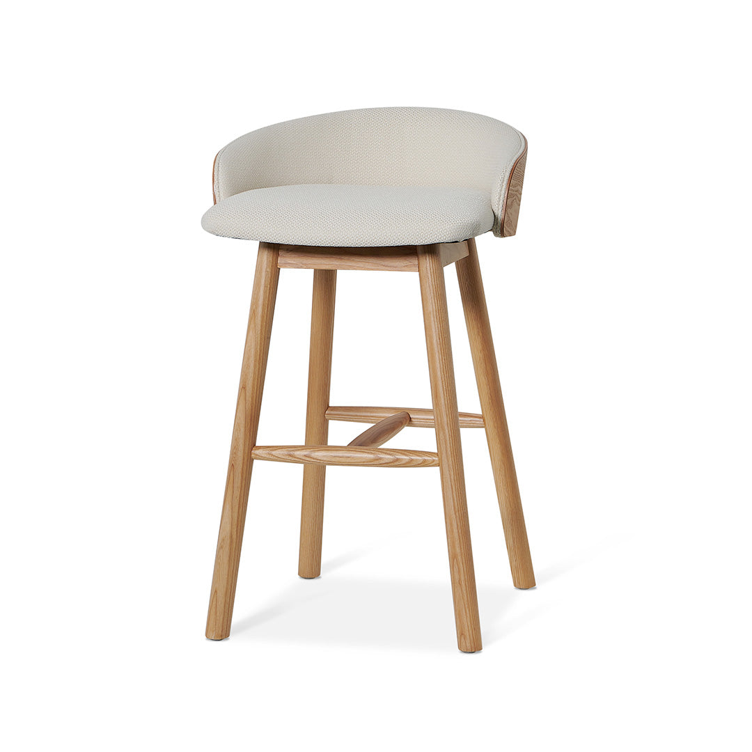 Nicholas 65cm Natural Bar Stool - Beige
