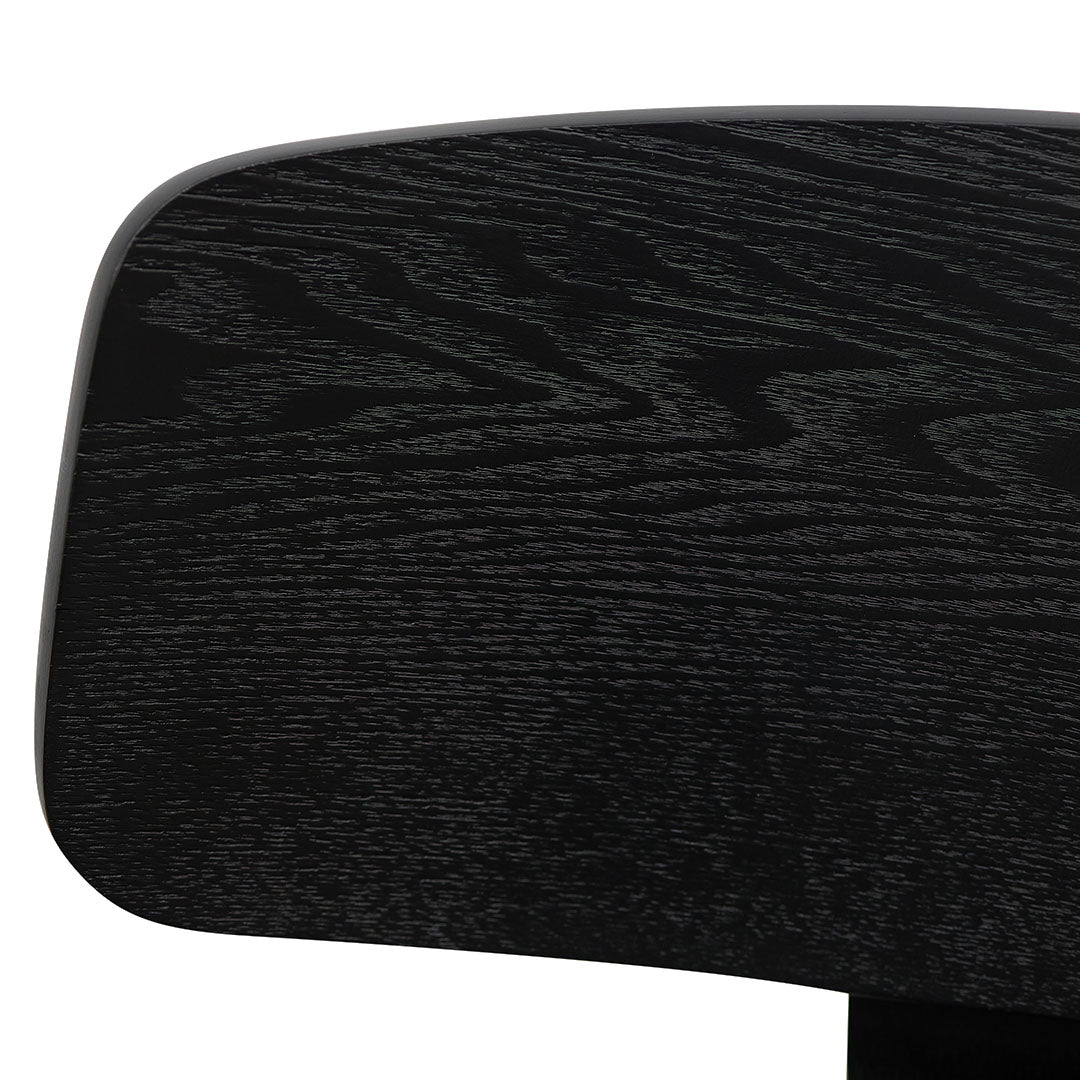 Martino 75cm Bar Stool - Full Black