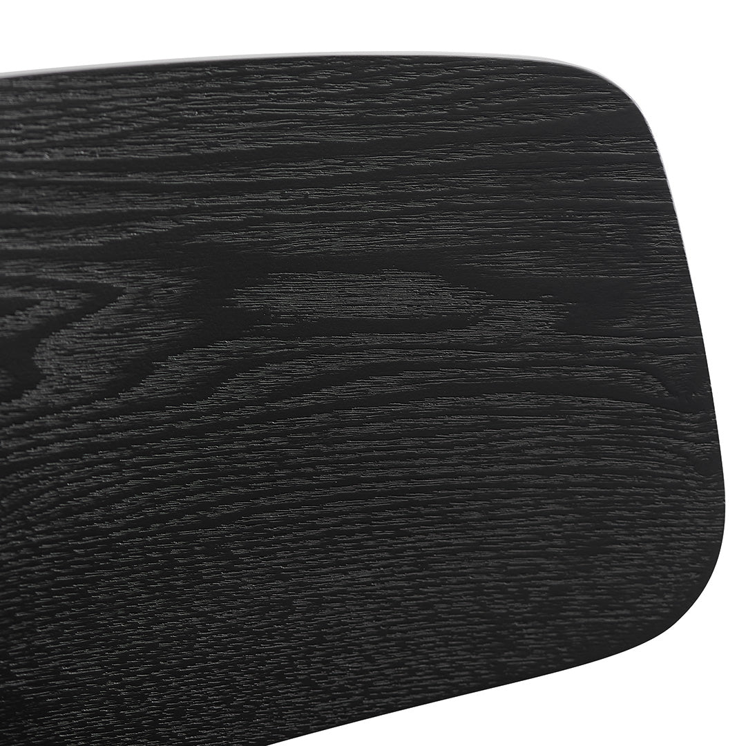 Martino 75cm Bar Stool - Full Black