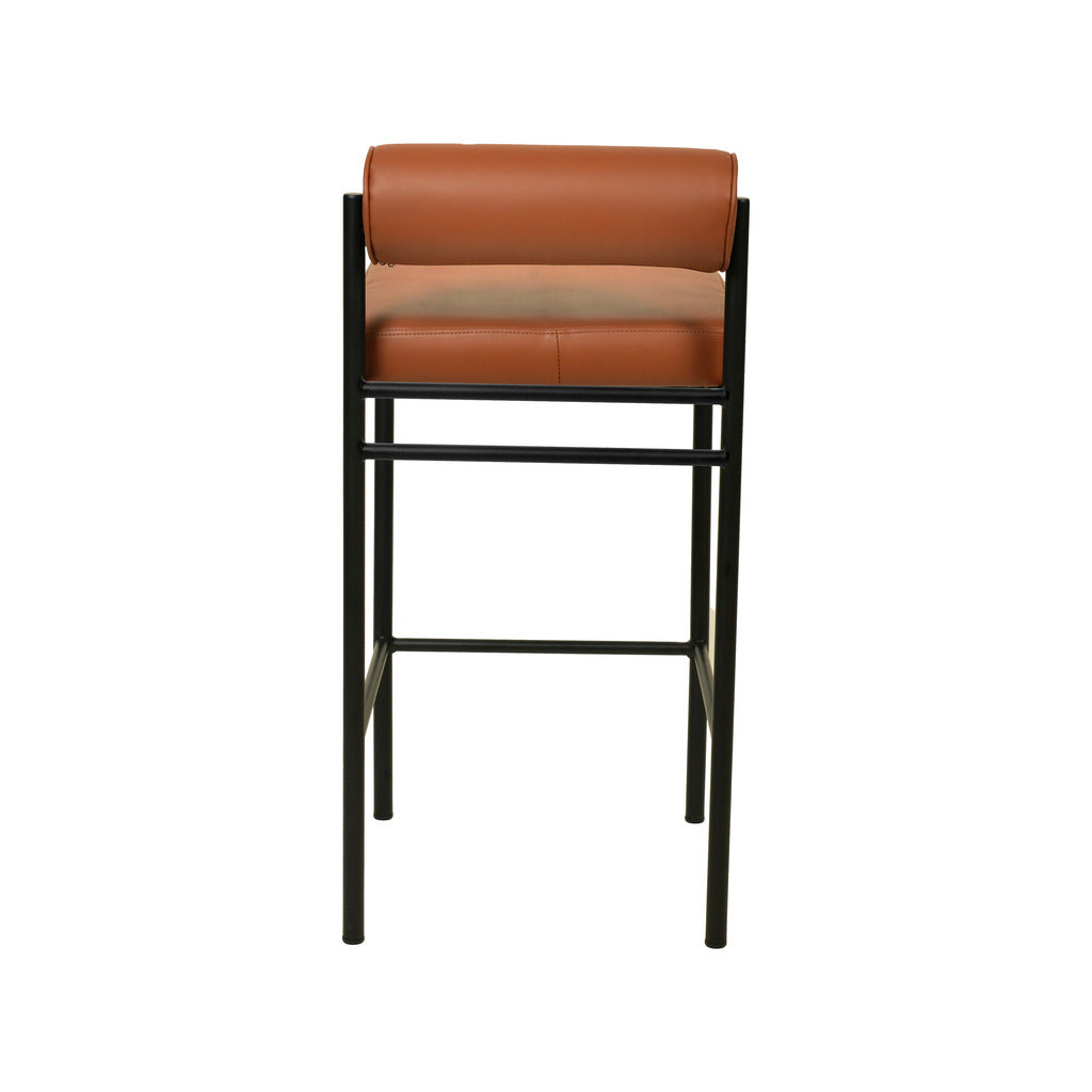65cm Fabric Bar Stool - Brown (Set of 2) - image 4