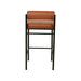 65cm Fabric Bar Stool - Brown (Set of 2) - image 4