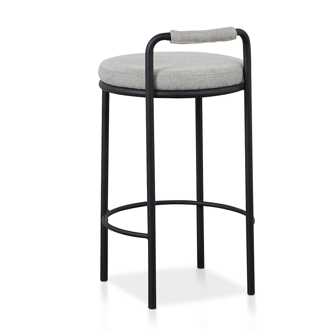 Set of 2 - Karimi 65cm Bar Stool - Coastal Light Grey