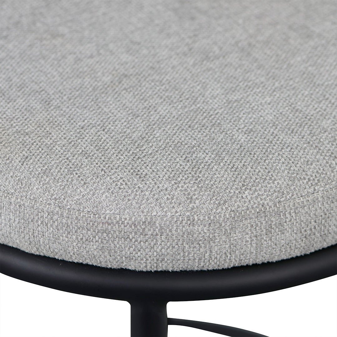 Set of 2 - Karimi 65cm Bar Stool - Coastal Light Grey