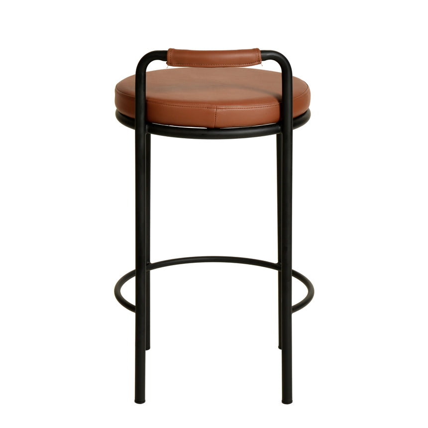 65cm Bar Stool - Brown (Set of 2)