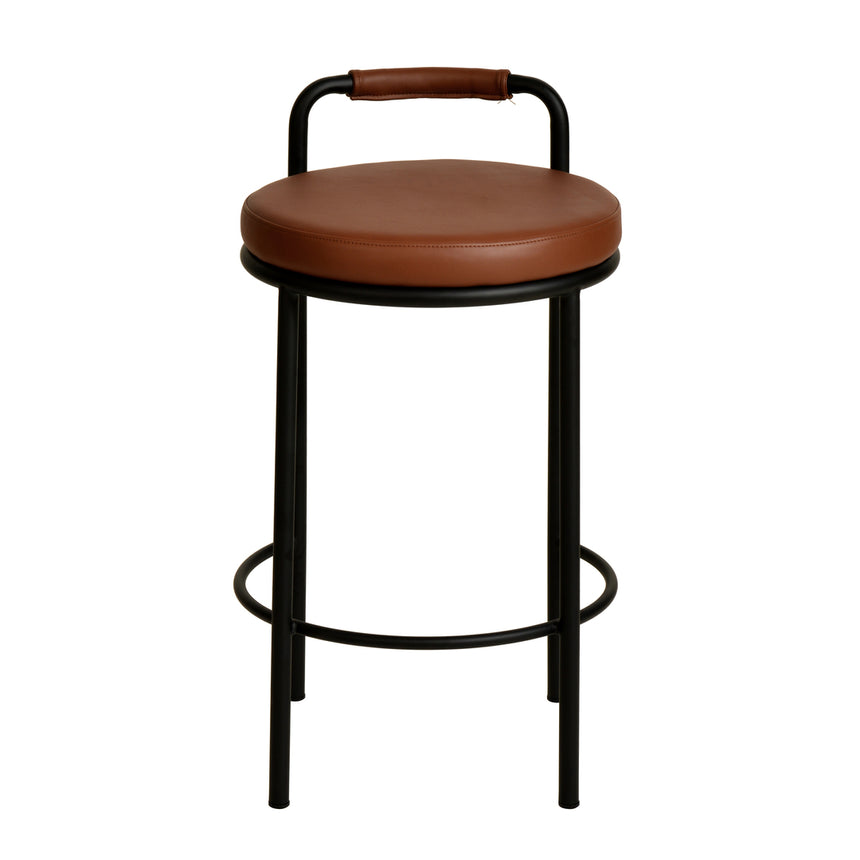 65cm Bar Stool - Brown (Set of 2)