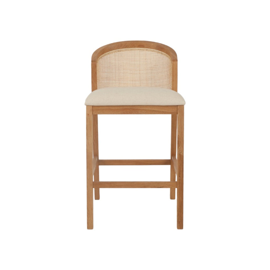 Ran Fabric Barstool - Dawn Beige
