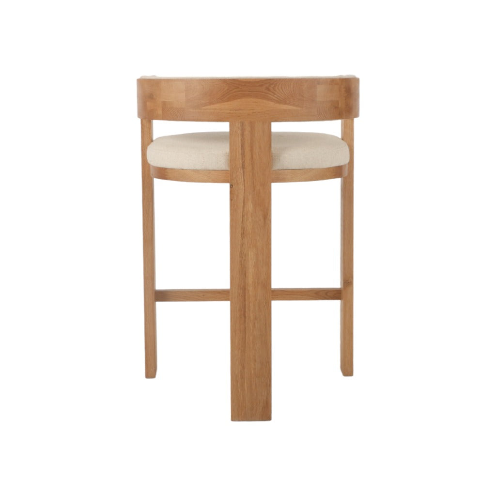 Natural Barstool - Light Beige